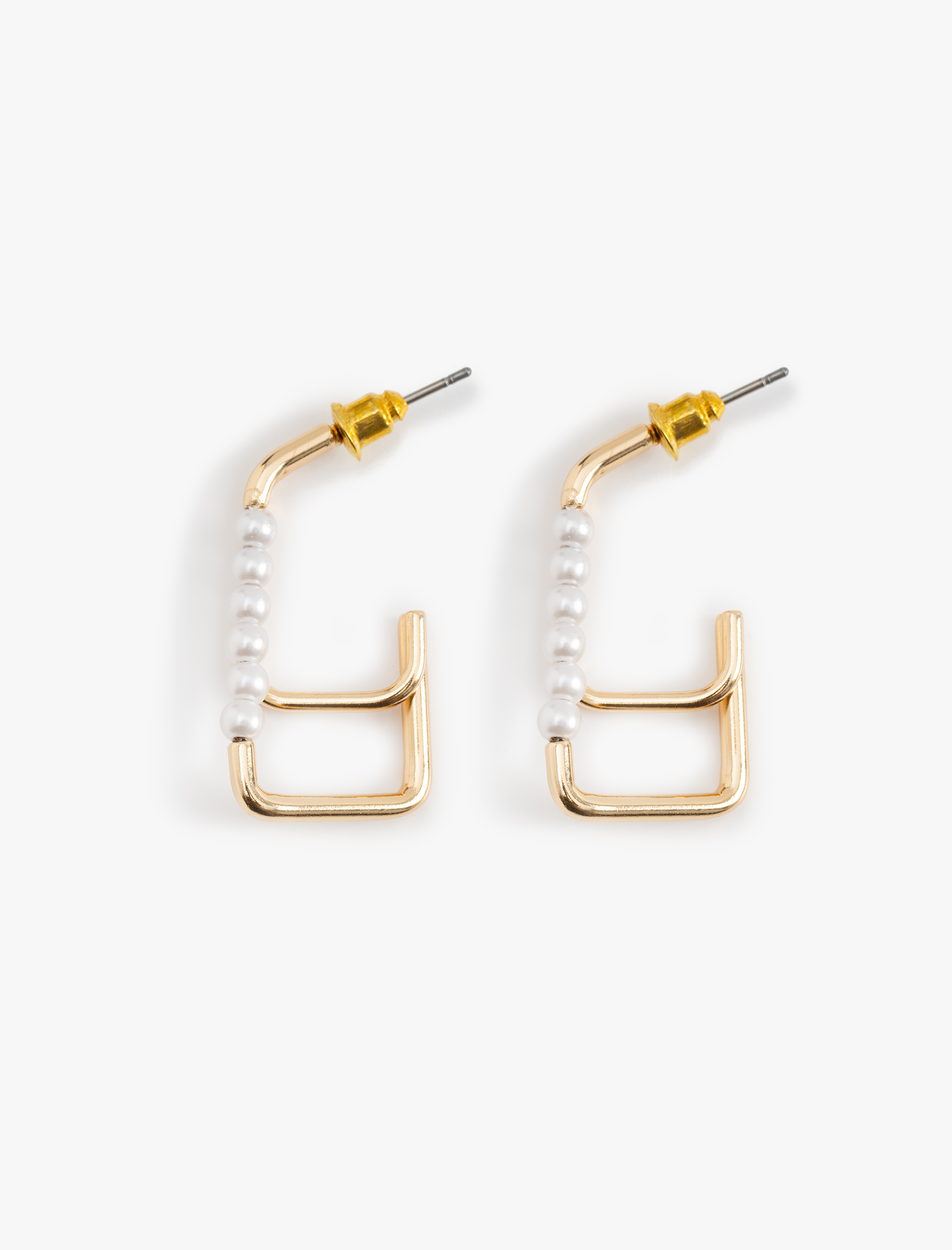  Kadın Geometrik İnci Küpe