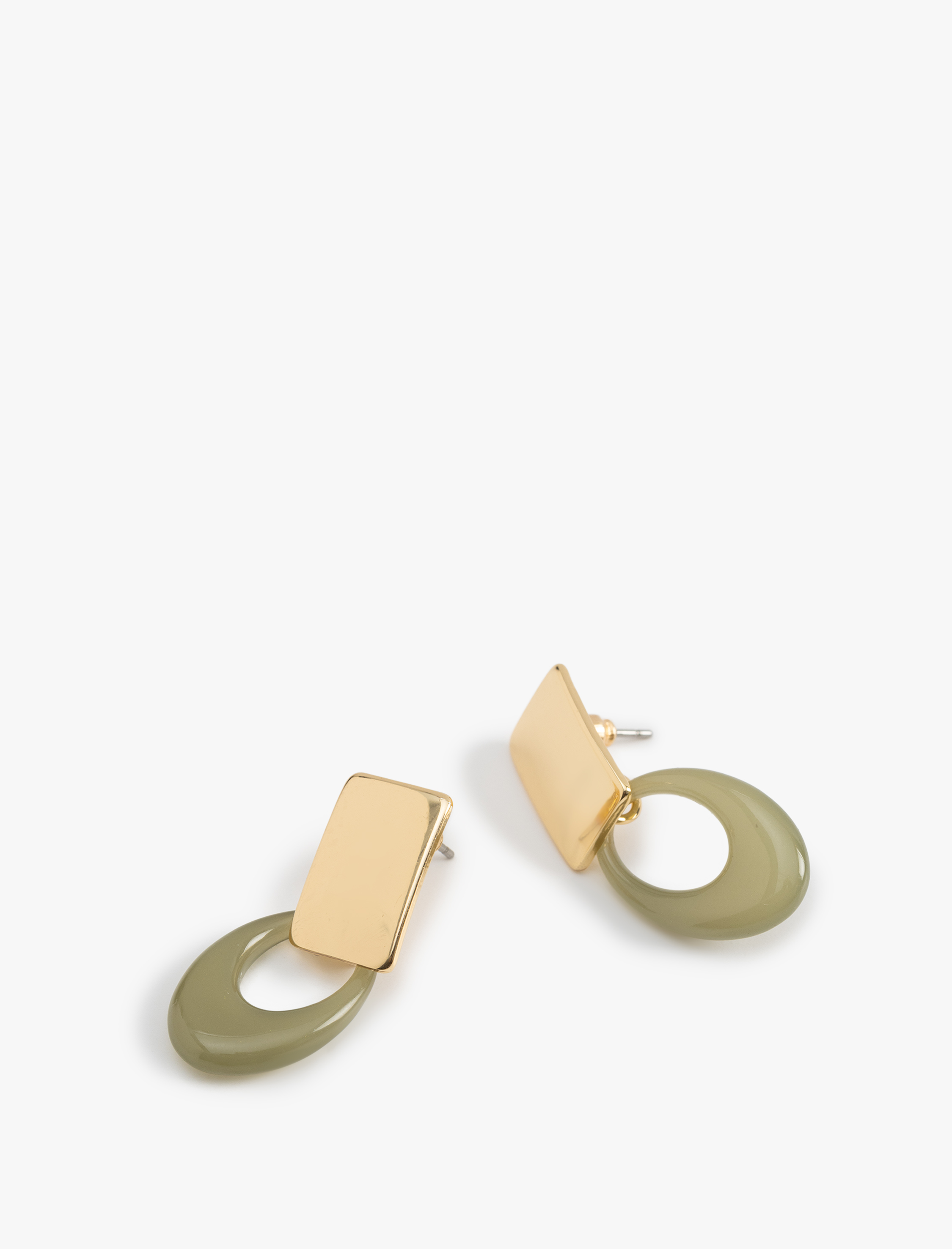  Kadın Büyük Boy Geometrik Sallantılı Küpe