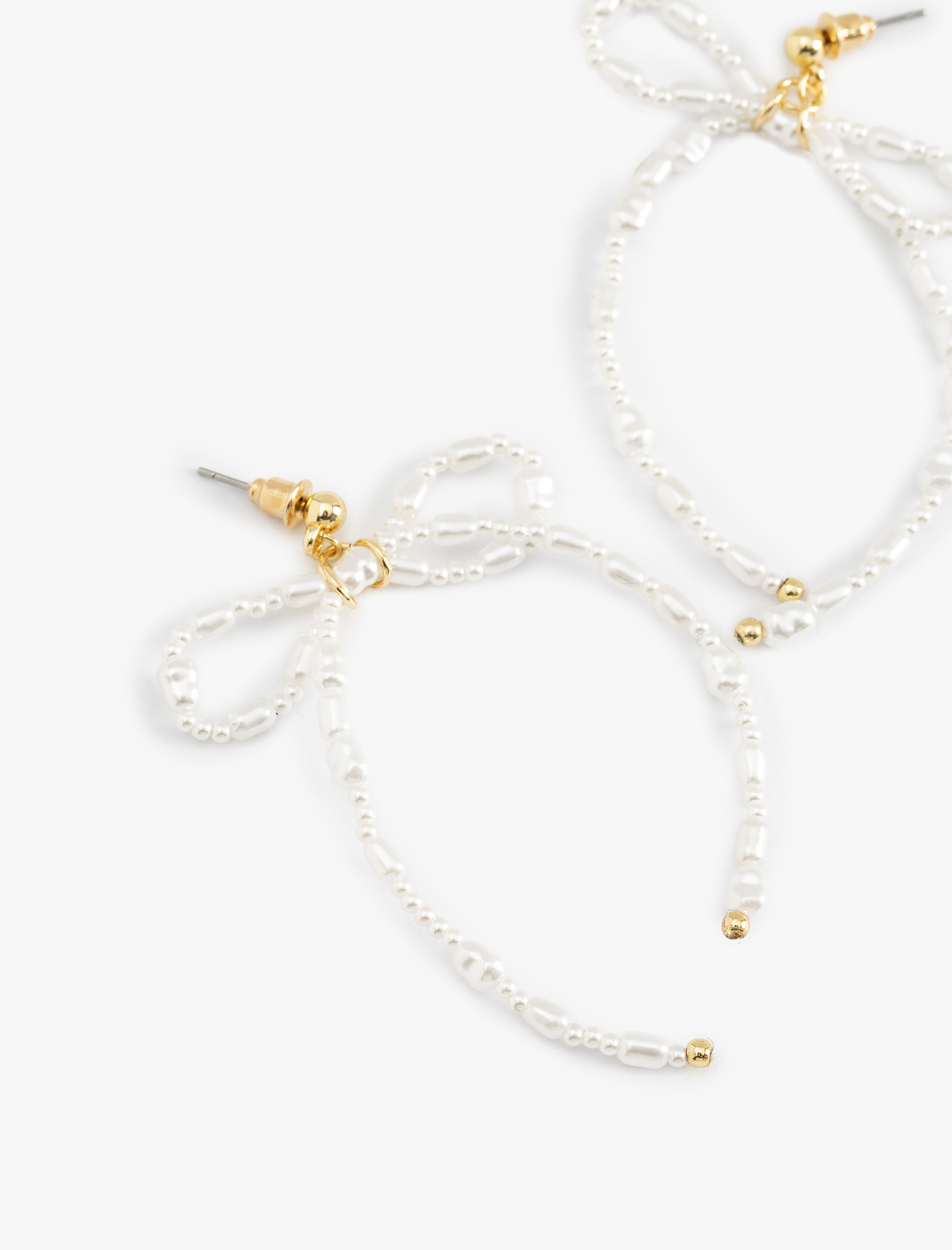  Kadın Sallantılı İnci Fiyonk Küpe