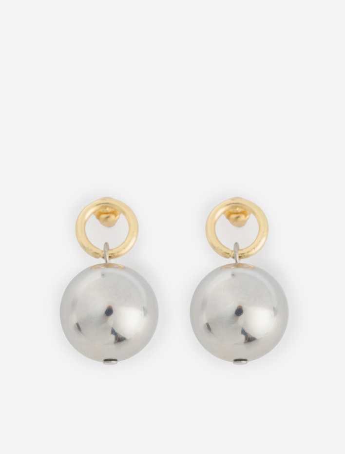 Kadın Sallantılı Küre Boncuk Küpe