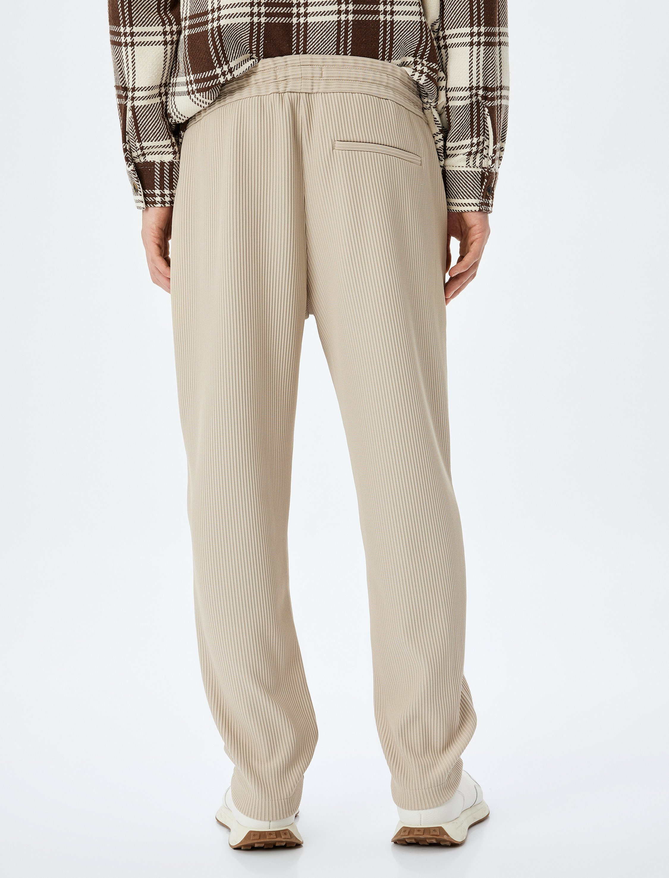   Beli Bağcıklı Cep Detaylı Jogger Fitilli Pantolon