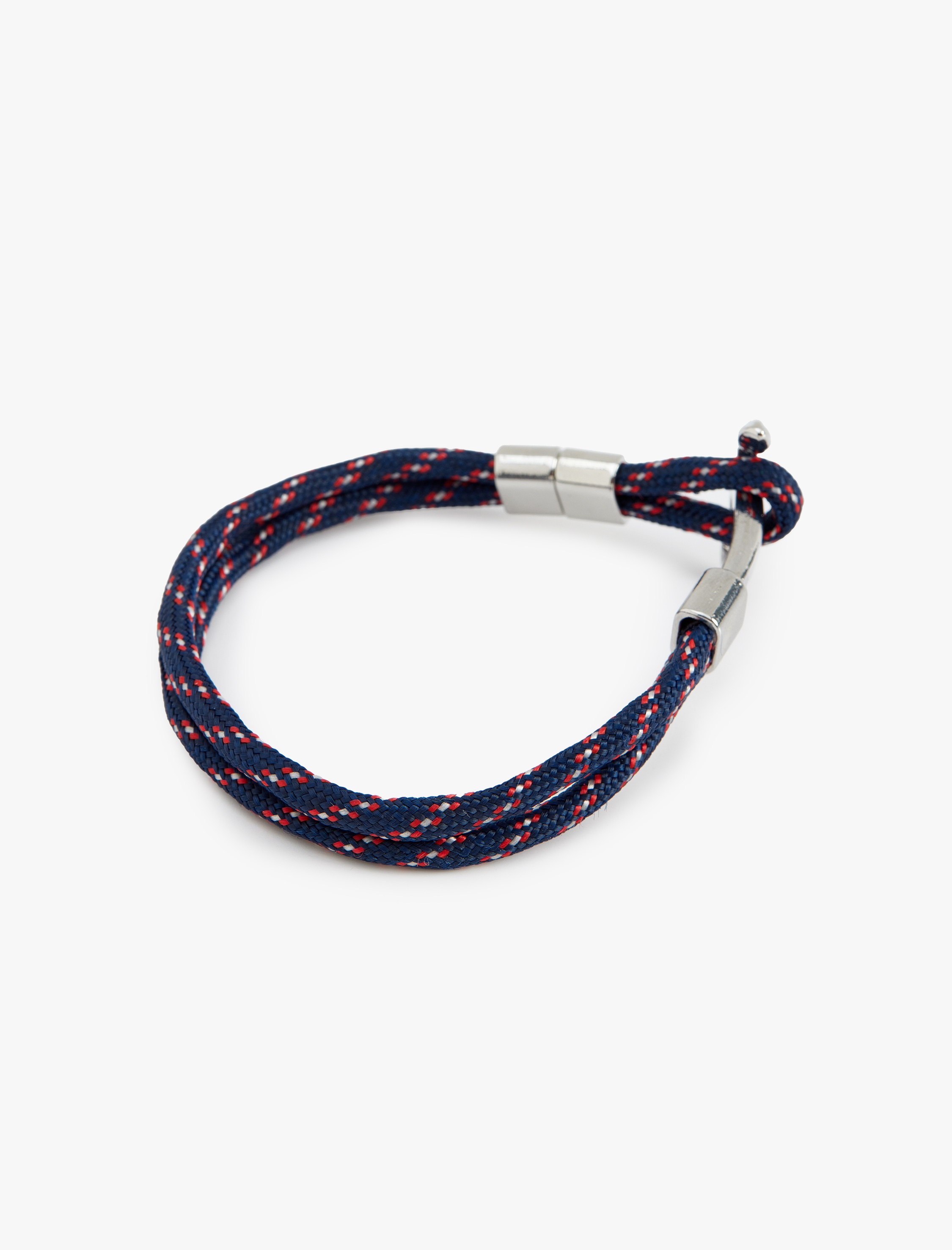  Erkek Çok Renkli Çapa Toka Detaylı Bileklik