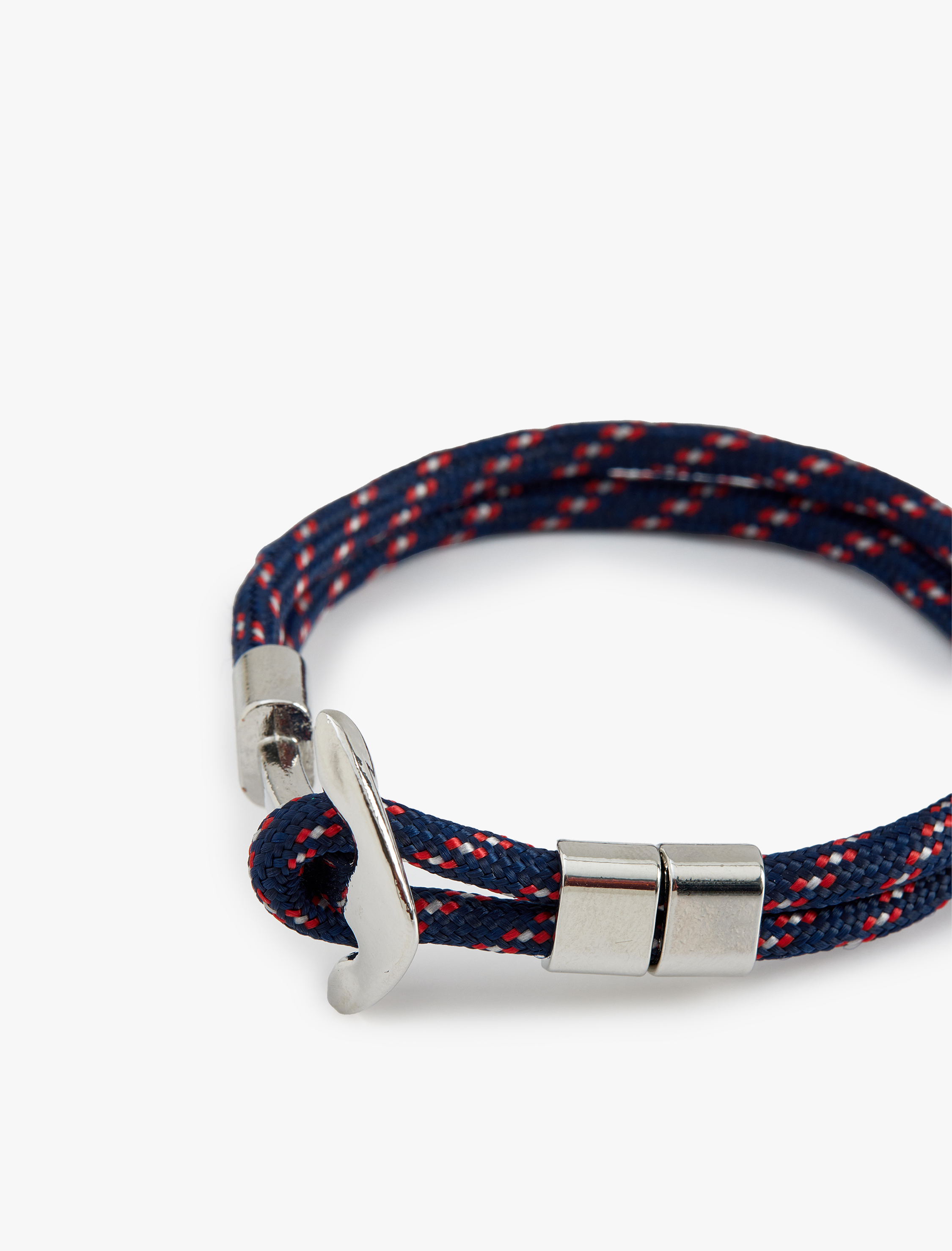  Erkek Çok Renkli Çapa Toka Detaylı Bileklik