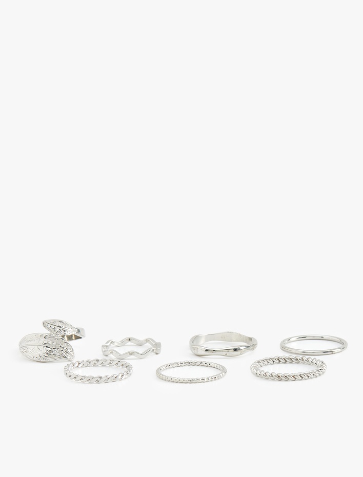 Kadın 7'li Burgu Yüzük Seti