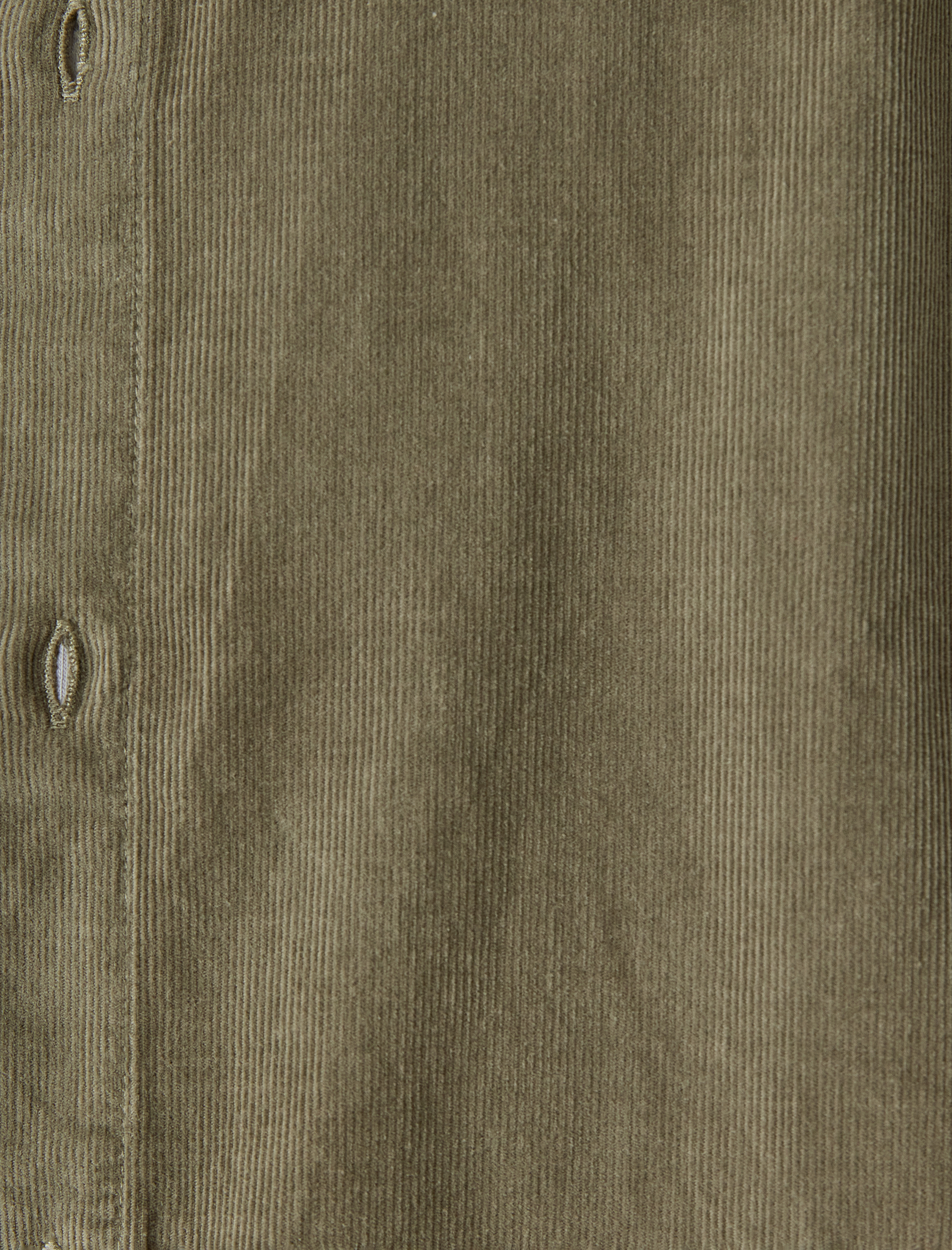   Pamuklu Regular Fit Fitilli Kadife Uzun Kollu Gömlek