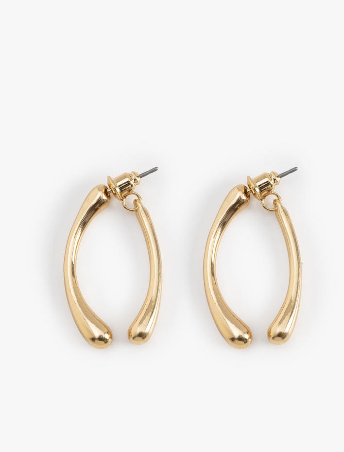 Kadın Çift Taraflı Sallantılı Küpe