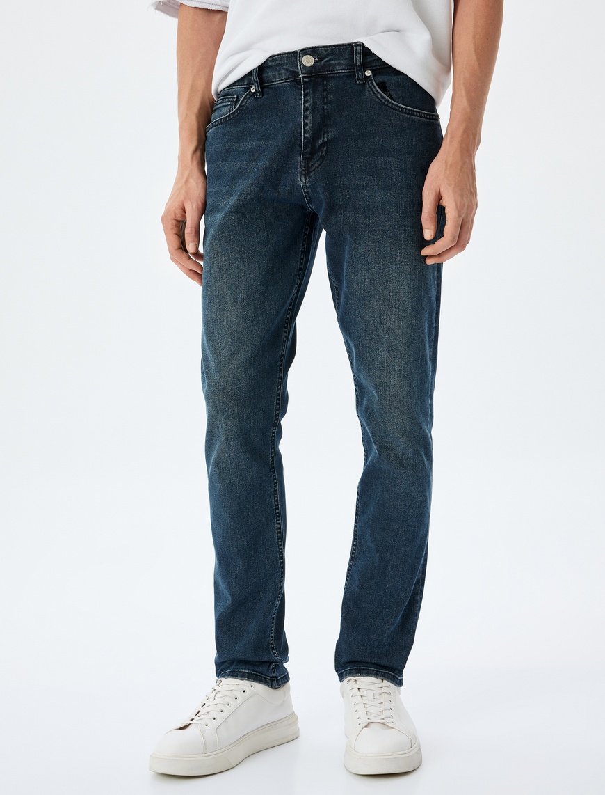   Slim Fit Kot Pantolon - Brad Jean