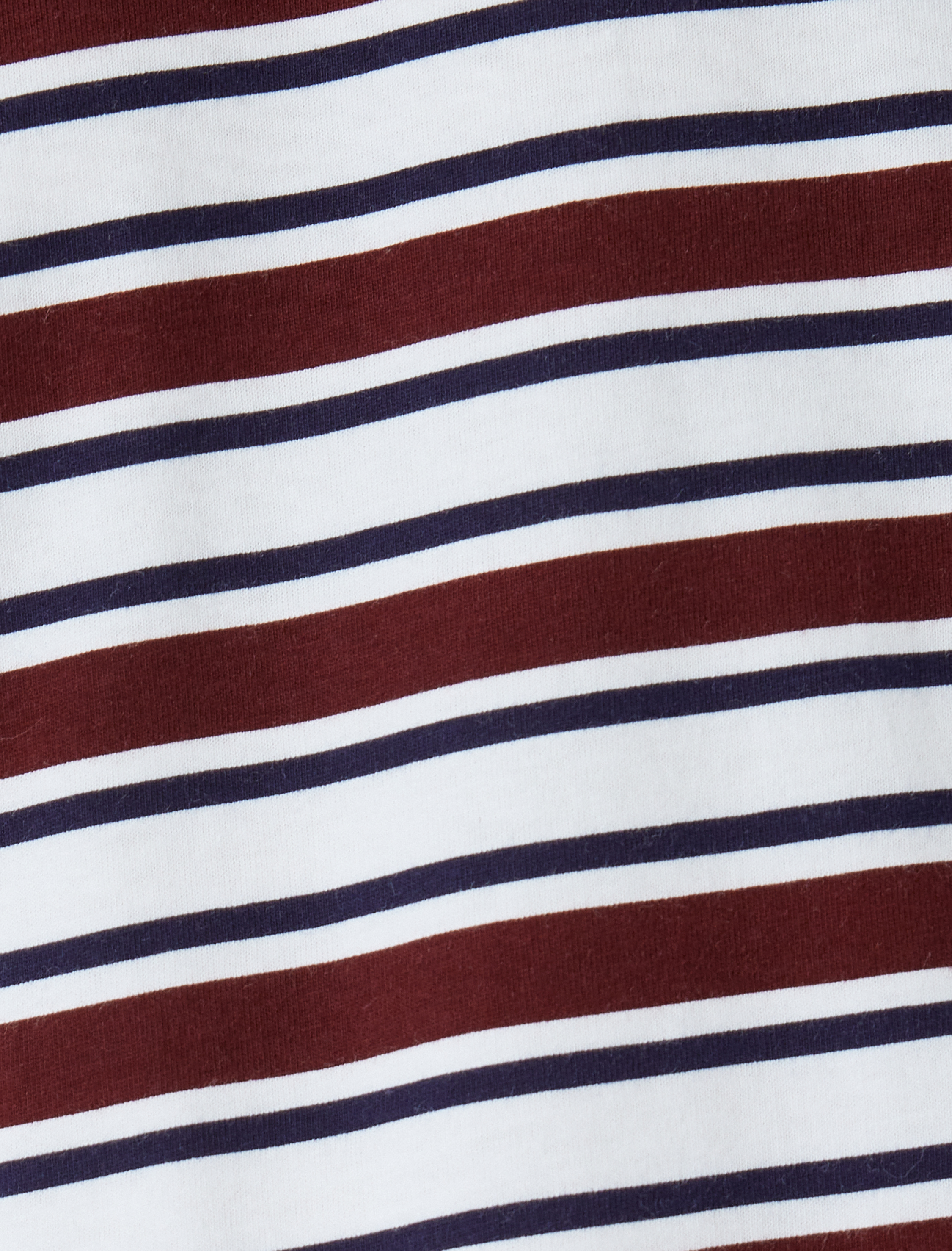   Bisiklet Yaka Regular Fit Kısa Kollu Pamuklu Çizgili Tişört