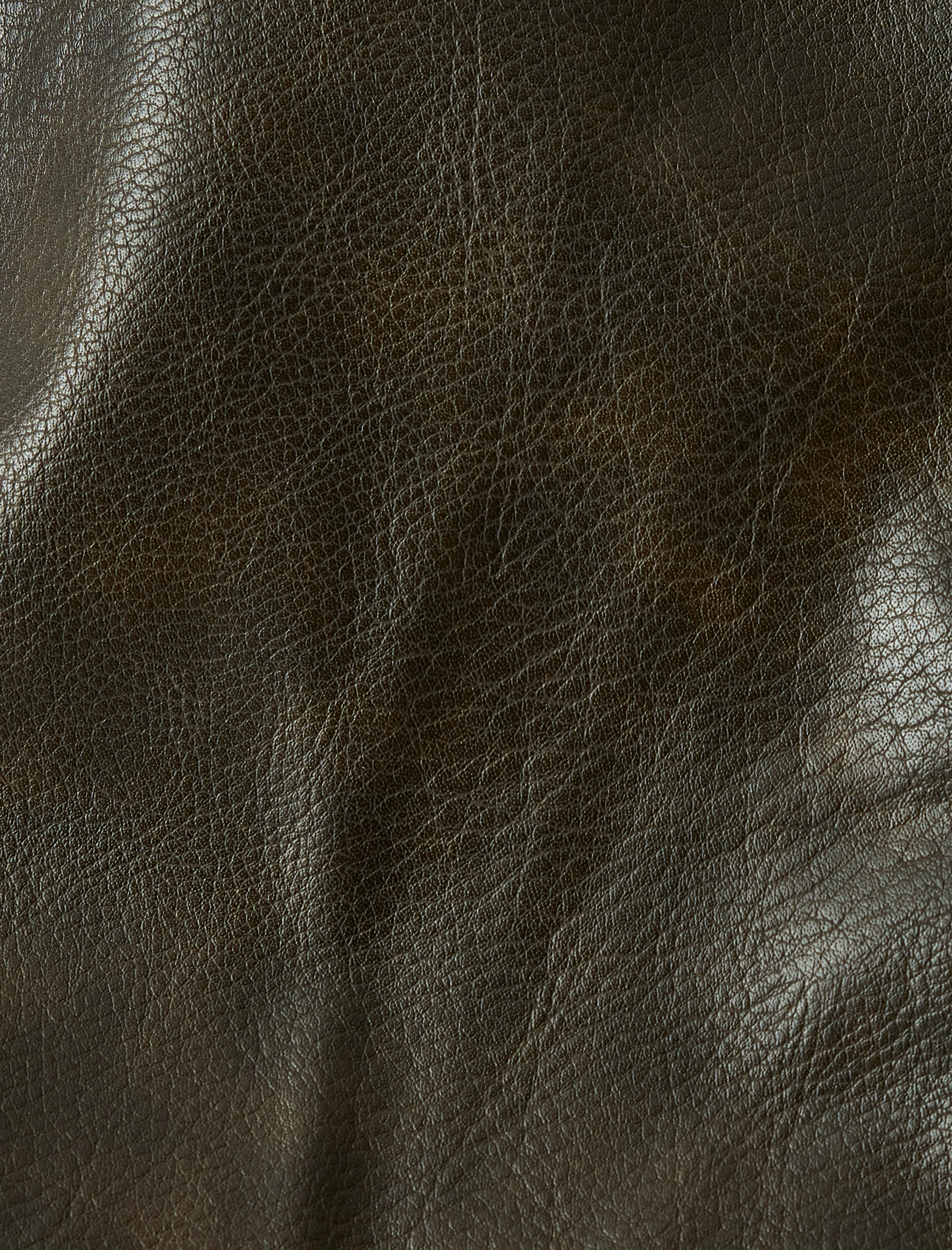 Viskon Karışımlı Cep Detaylı Fermuarlı Suni Deri Ceket