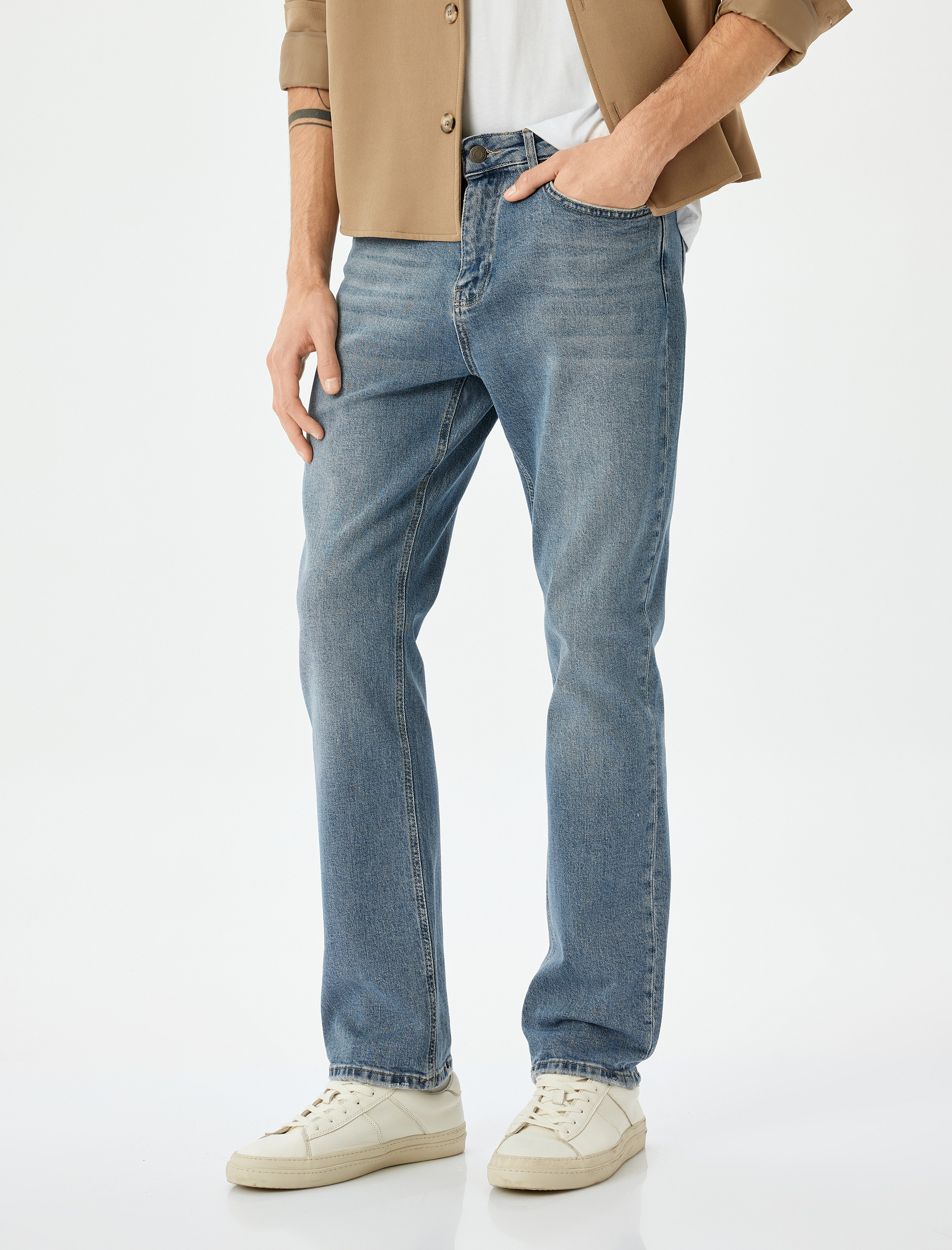   Straight Fit Kot Pantolon - Mark Jean