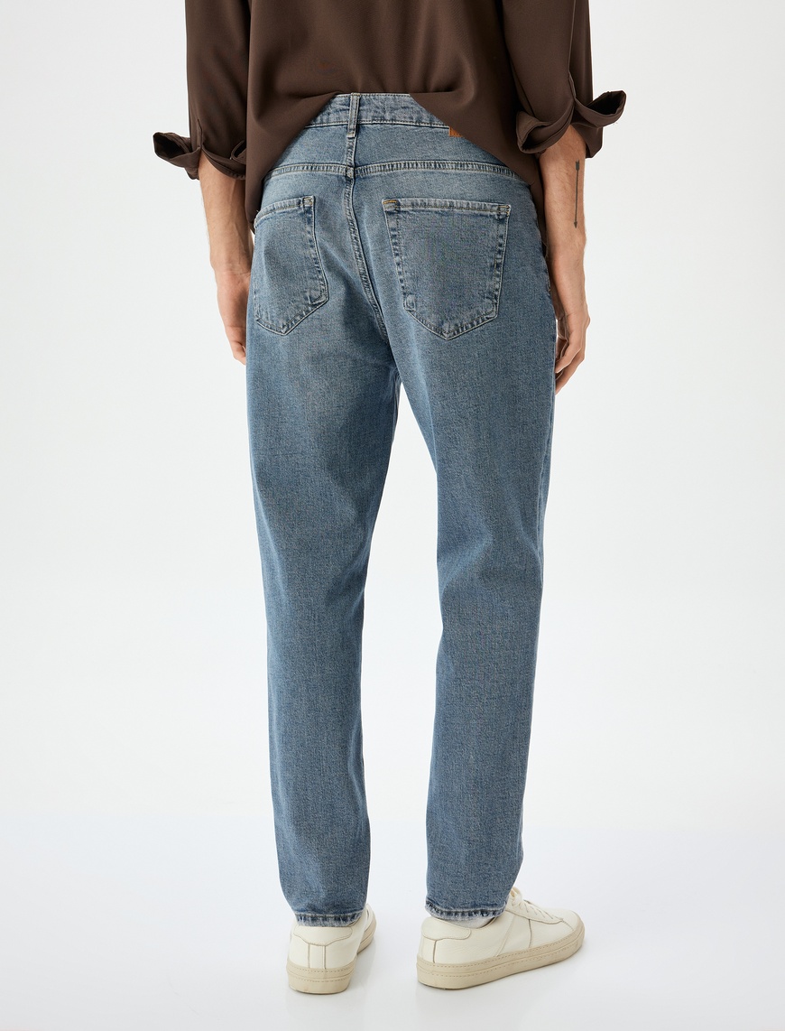   Tapered Fit Kot Pantolon - Joe Jean