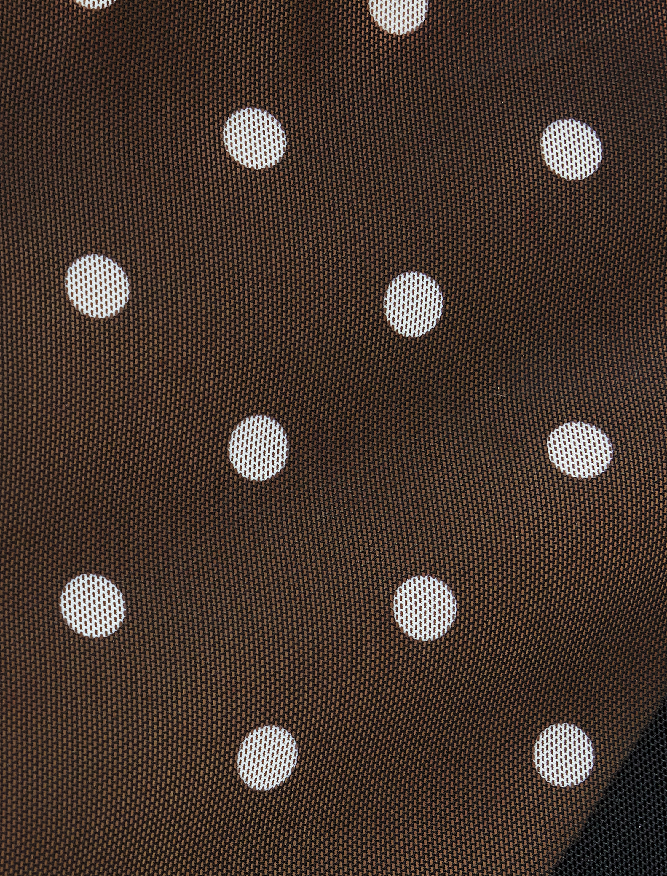 Puantiye Desenli Uzun Kollu Dik Yaka Transparan Tül Tişört