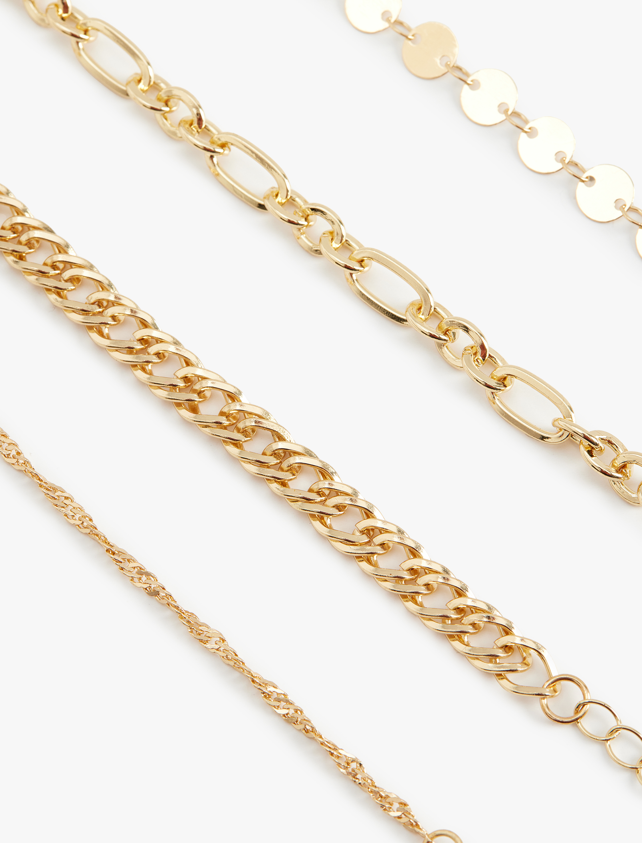  Kadın 4'lü Zincir Bileklik Seti