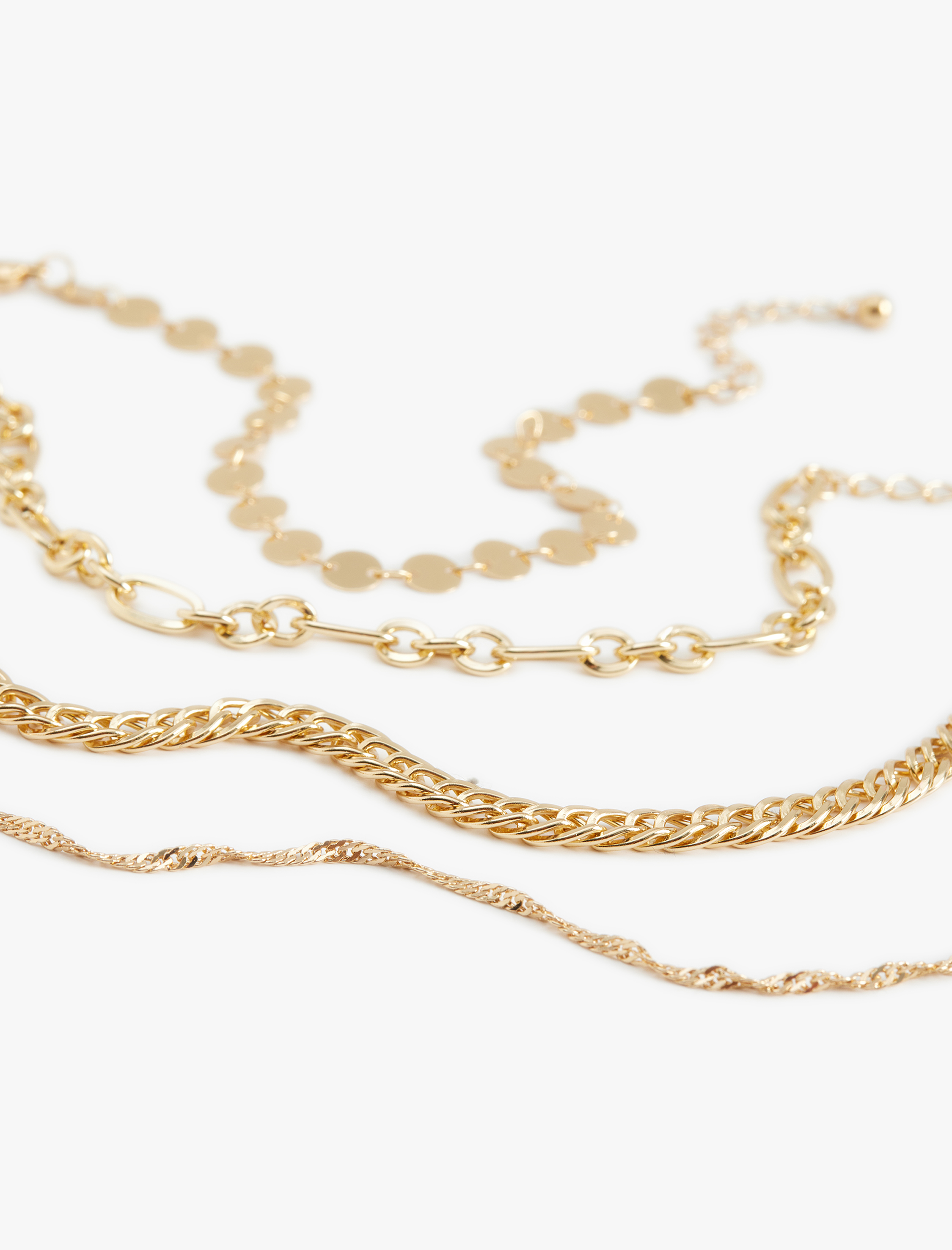  Kadın 4'lü Zincir Bileklik Seti