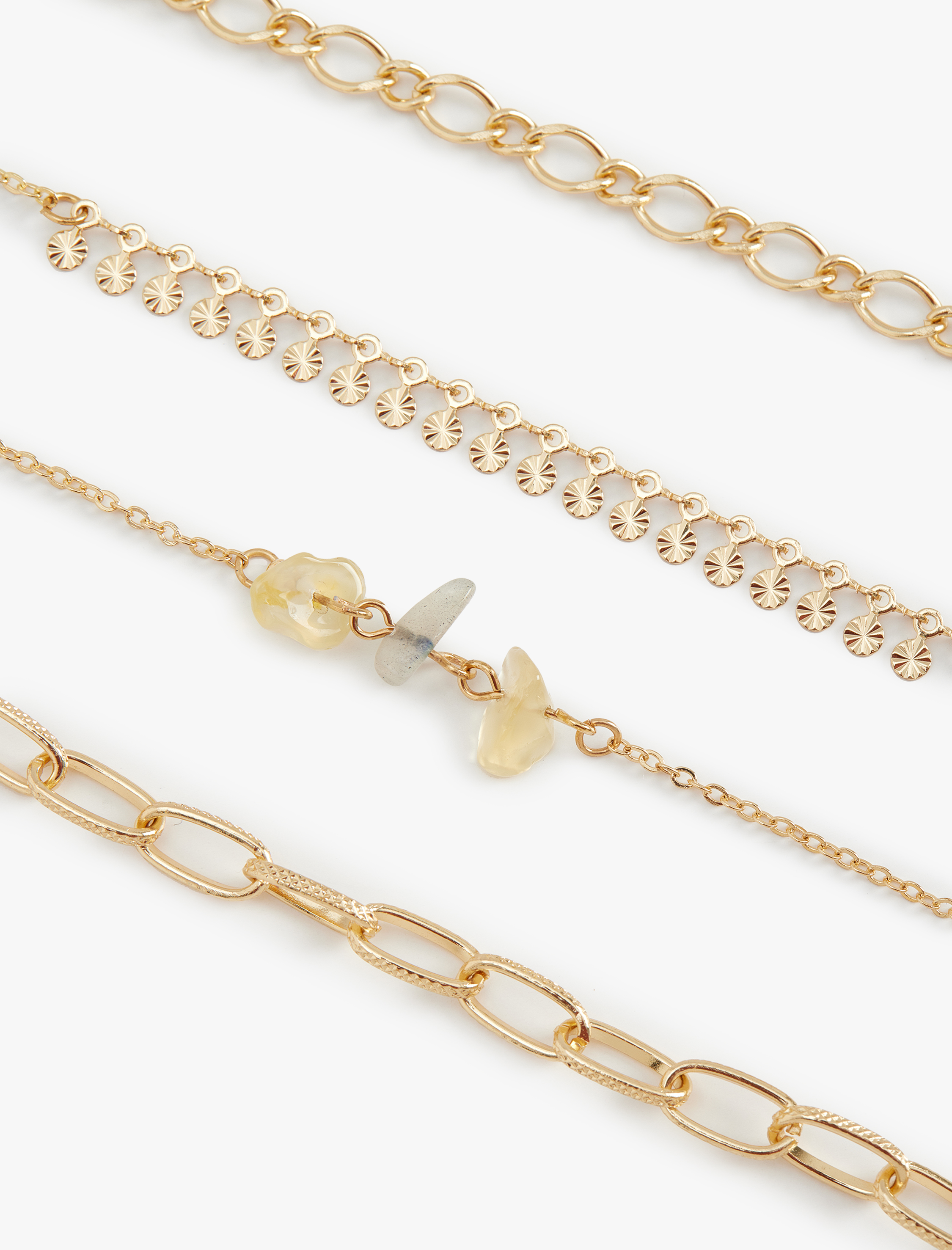  Kadın 4'lü Zincir Bileklik Seti