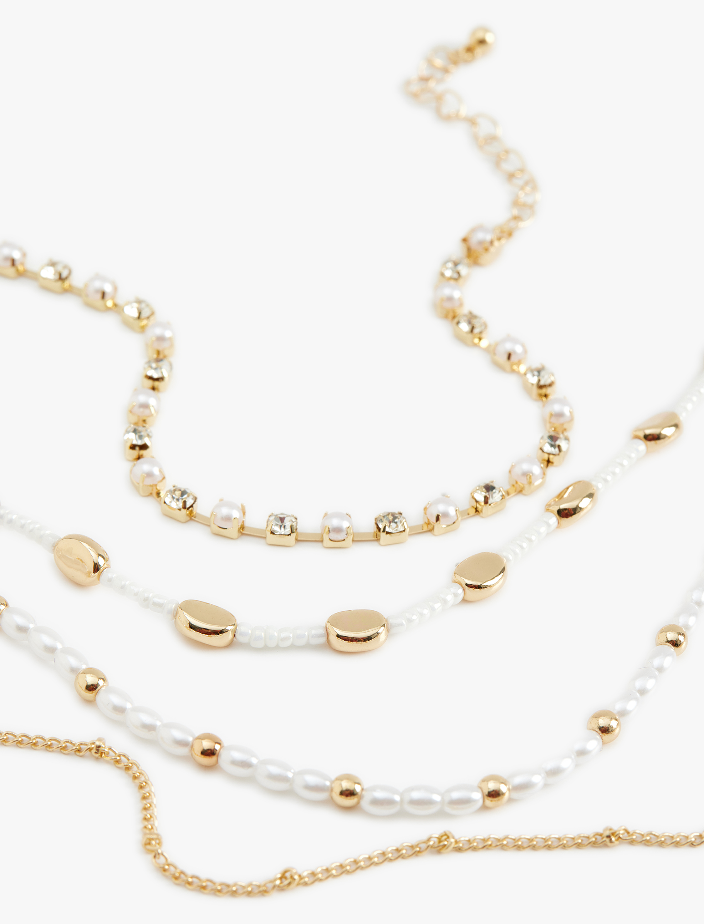  Kadın 4'lü Zincir Bileklik Seti