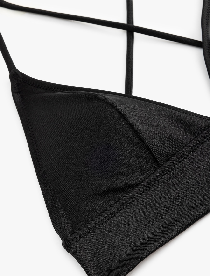   Arkası Bağlama Detaylı Bralet Bikini Üst