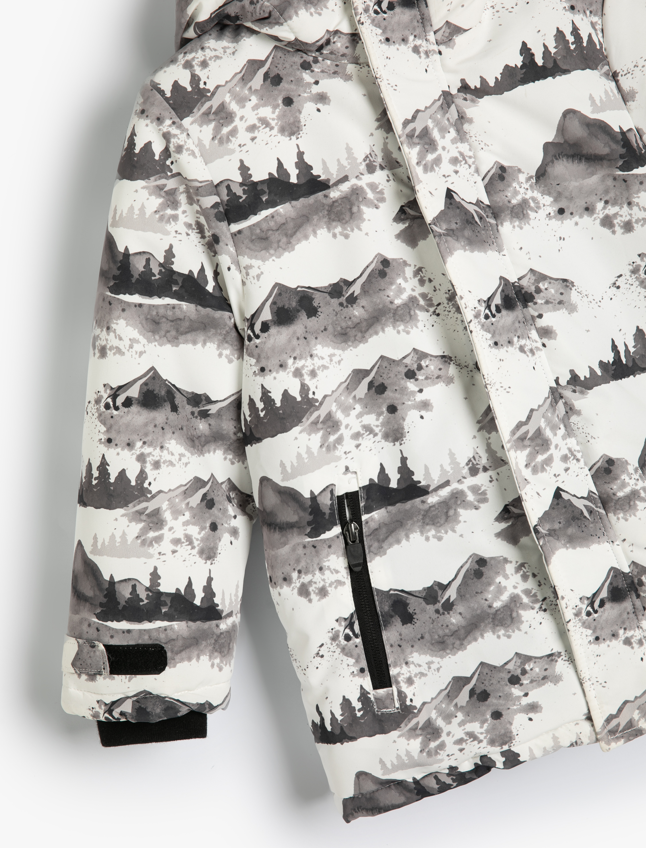  Erkek Çocuk Kapşonlu Su Geçirmez Cep Detaylı Fermuarlı Yağmurluk