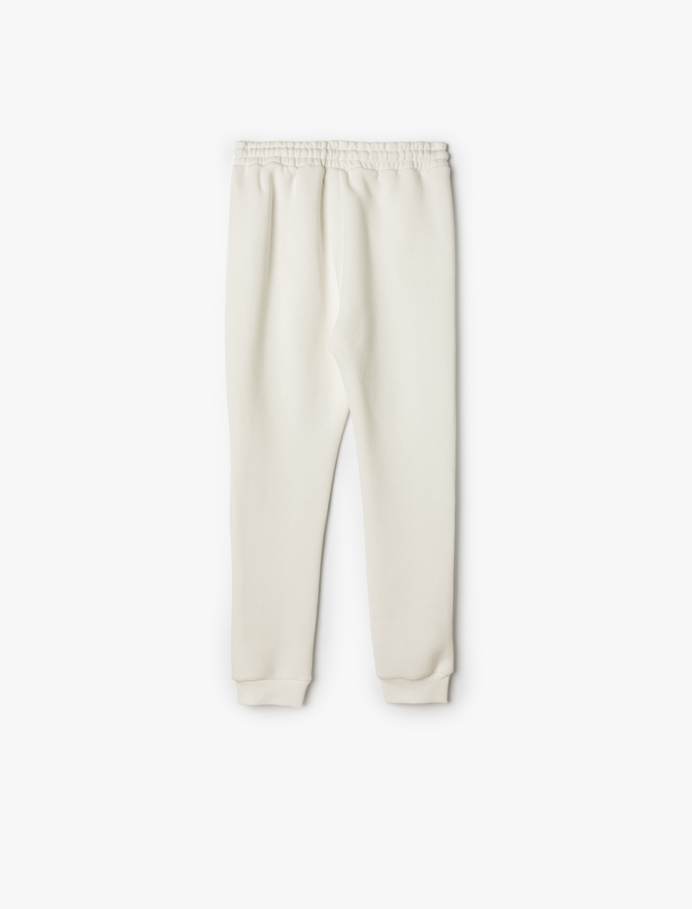  Erkek Çocuk Şardonlu Beli Bağcıklı Cep Detaylı Basic Jogger Eşofman Altı