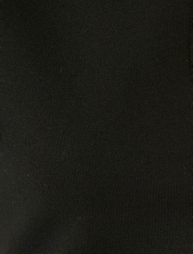 Polo Yaka Yarım Fermuarlı Kısa Kollu Mini A Kesim Elbise_5