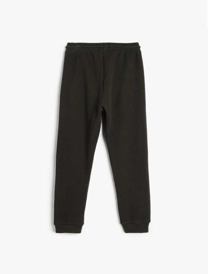 Erkek Çocuk Basic Eşofman Altı Beli Bağlamalı Cep Detaylı Pamuklu