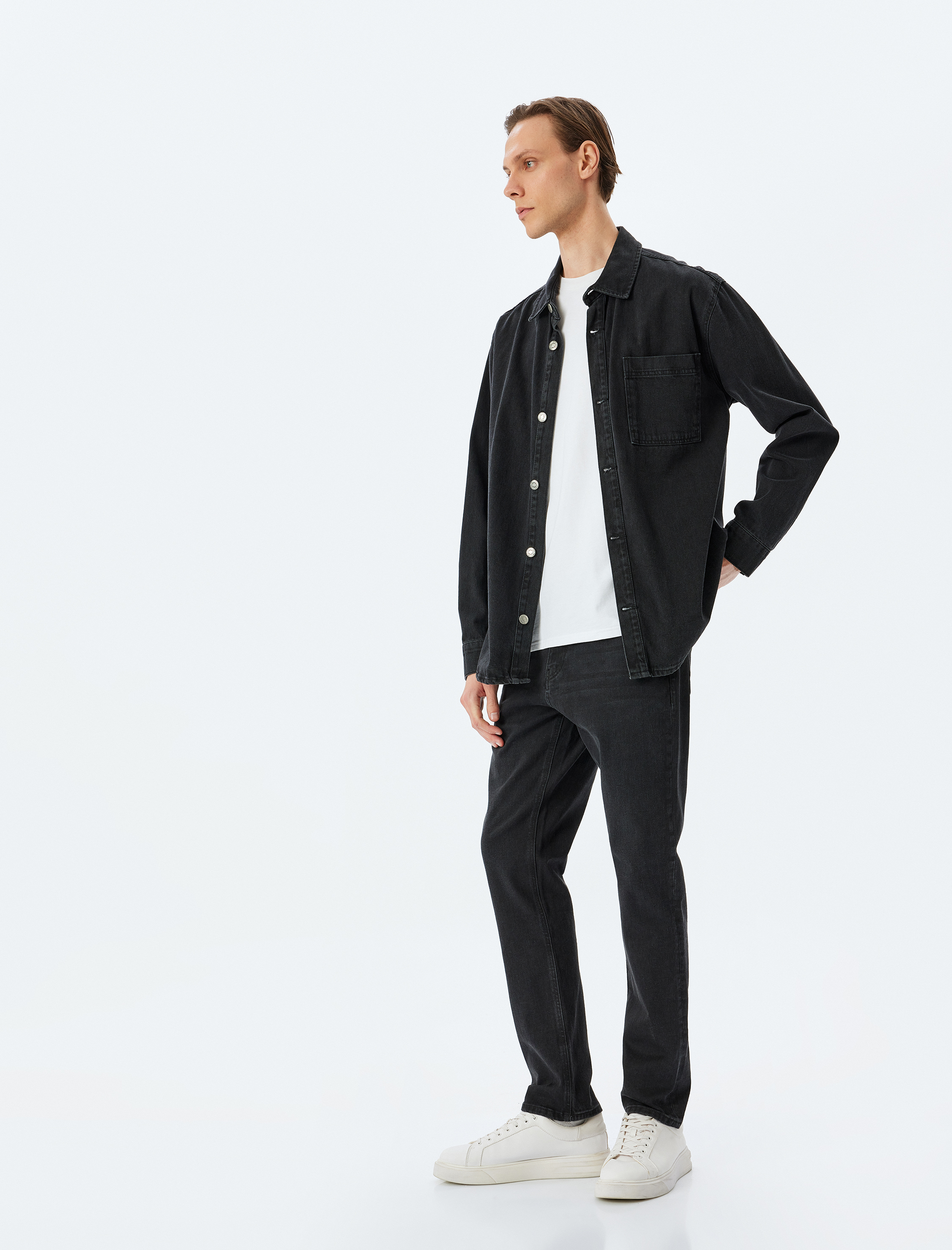 Koton Erkek Slim Fit Kot Pantolon - Brad Jean -1