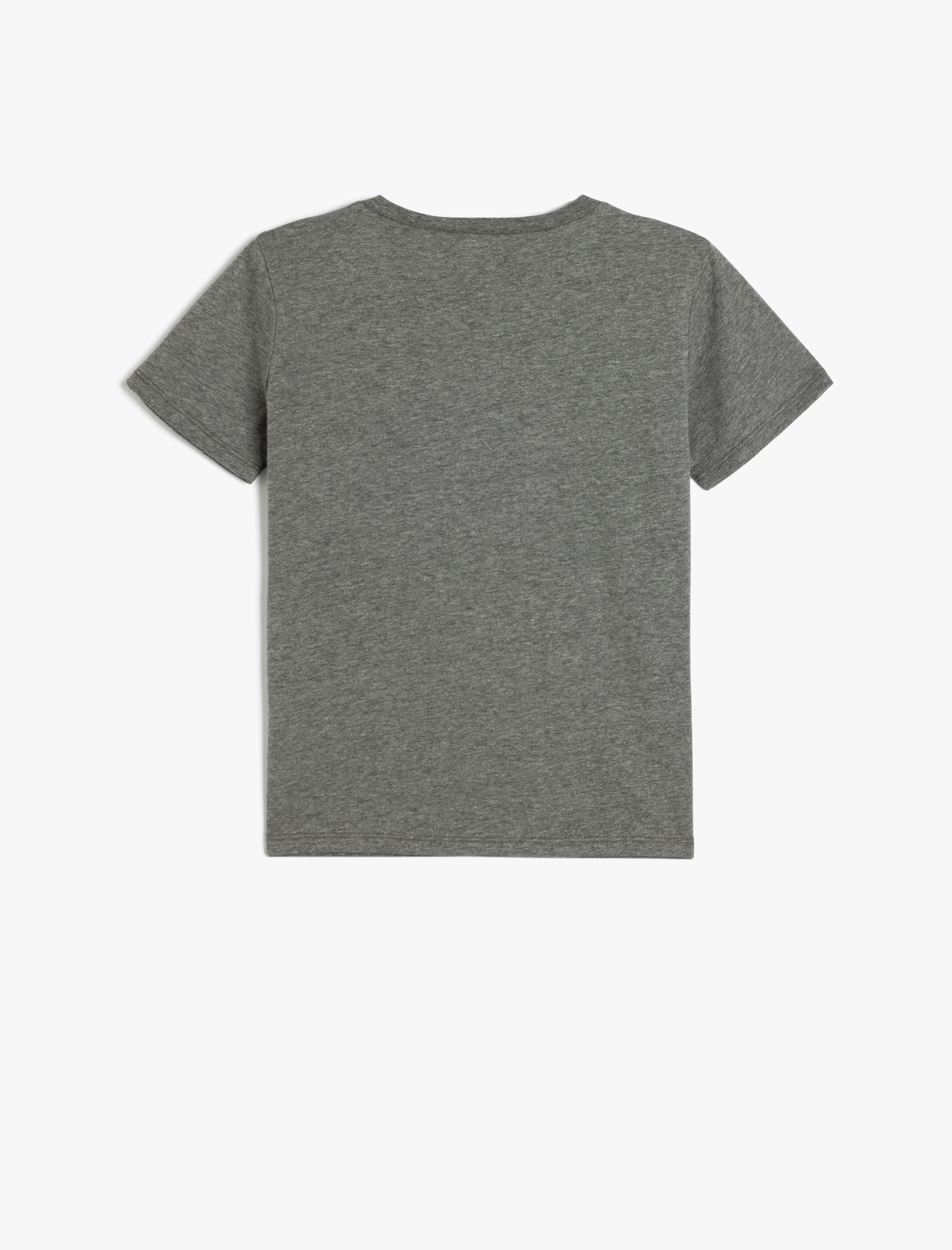  Erkek Çocuk Örümcek Adam Tişört Lisanslı Pullu Payetli Kısa Kollu Bisiklet Yaka