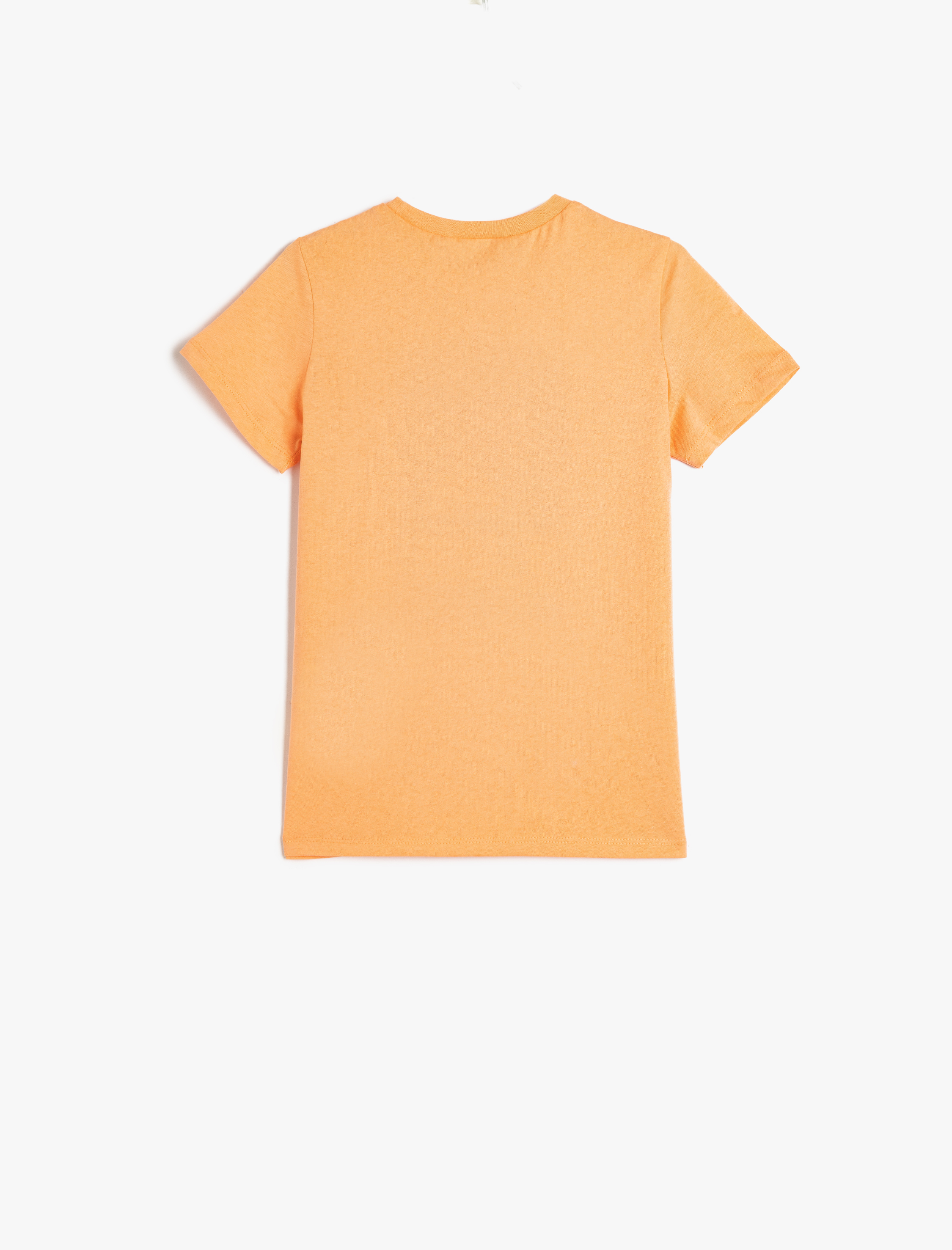  Erkek Çocuk Tişört Kısa Kollu Yaz Temalı Baskı Detaylı Bisiklet Yaka Pamuklu