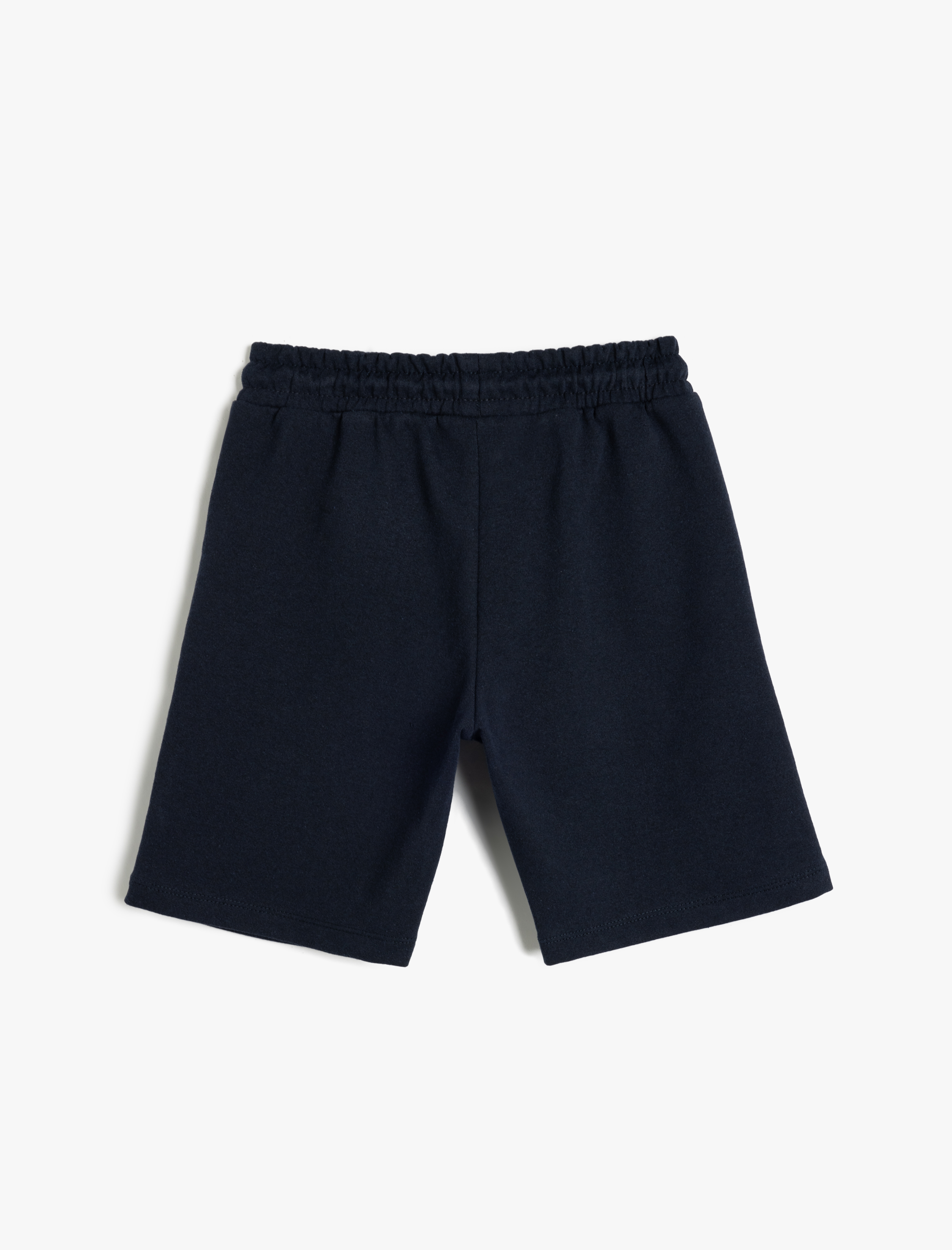  Erkek Çocuk Basic Şort Beli Bağlamalı Cepli