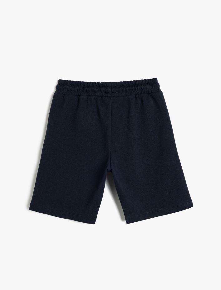 Erkek Çocuk Basic Şort Beli Bağlamalı Cepli