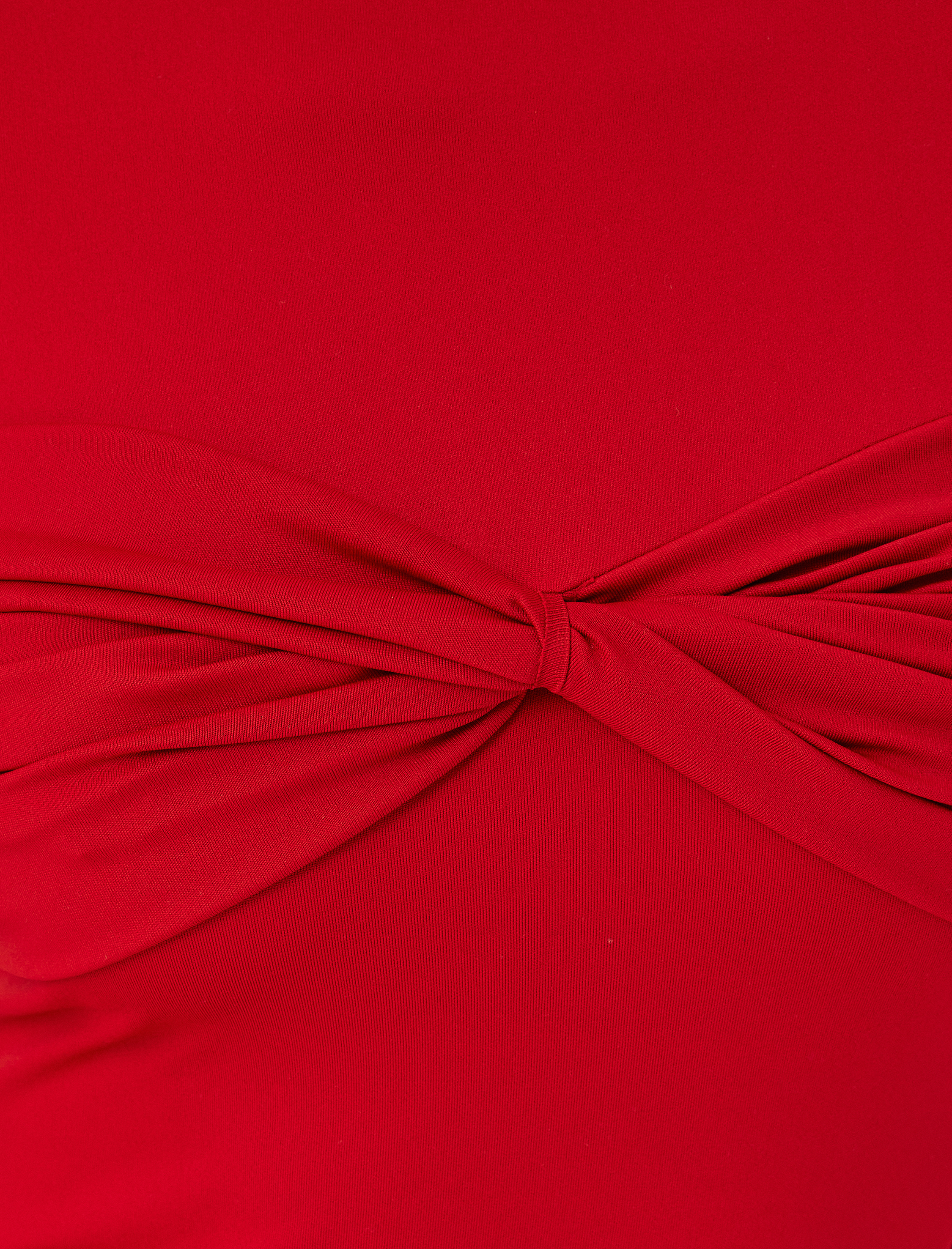   Büzgü Detaylı Uzun Kollu Bodycon Mini Elbise