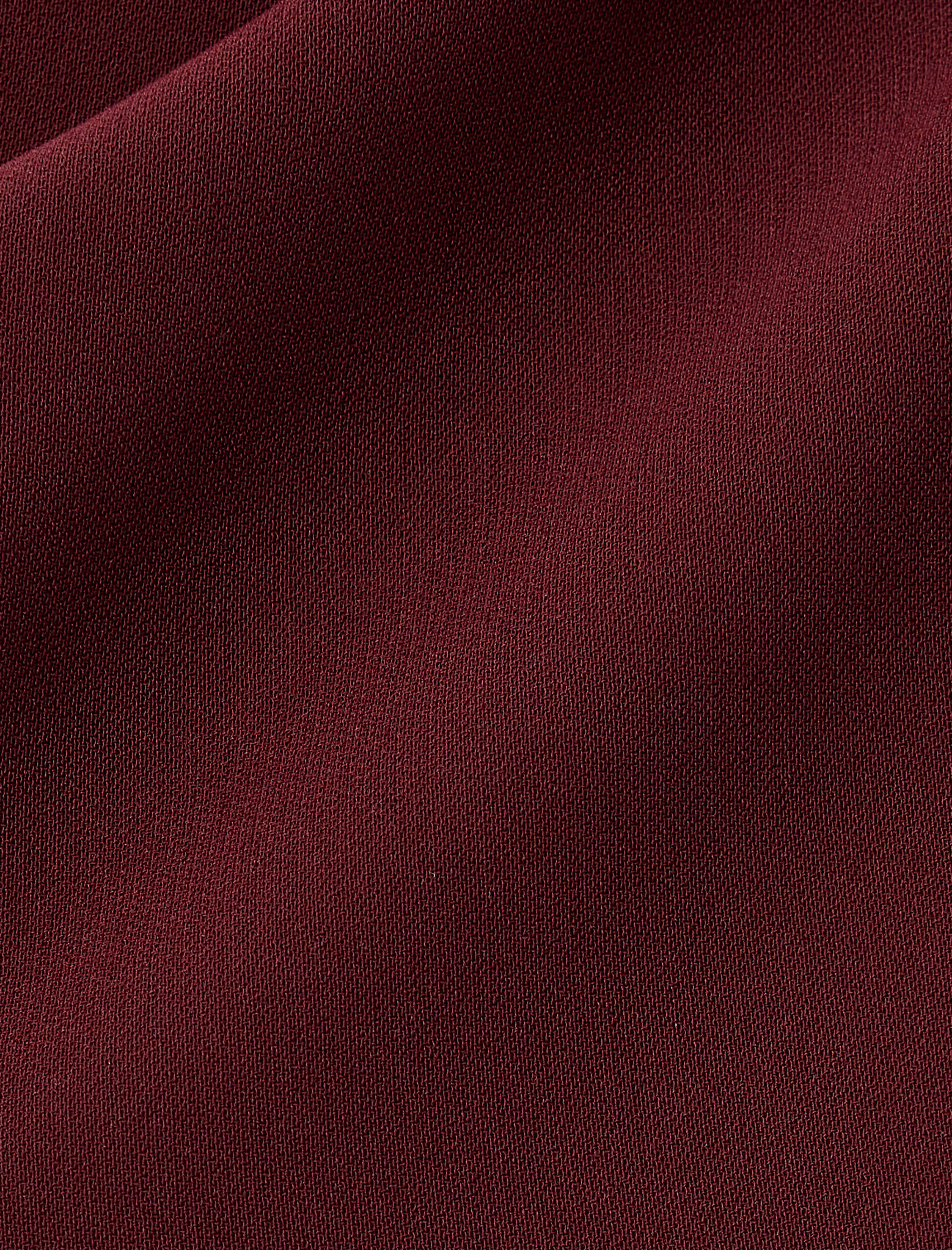 Dik Yaka Uzun Kollu Bağlama Detaylı Bluz