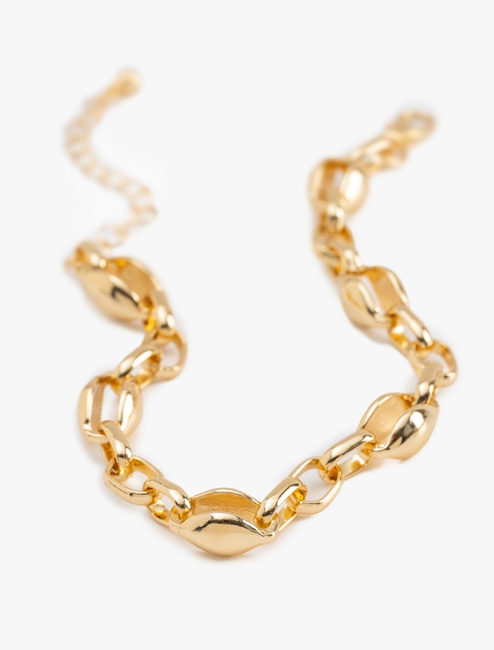 Kadın Zincir Detaylı Ayarlanabilir Bilezik