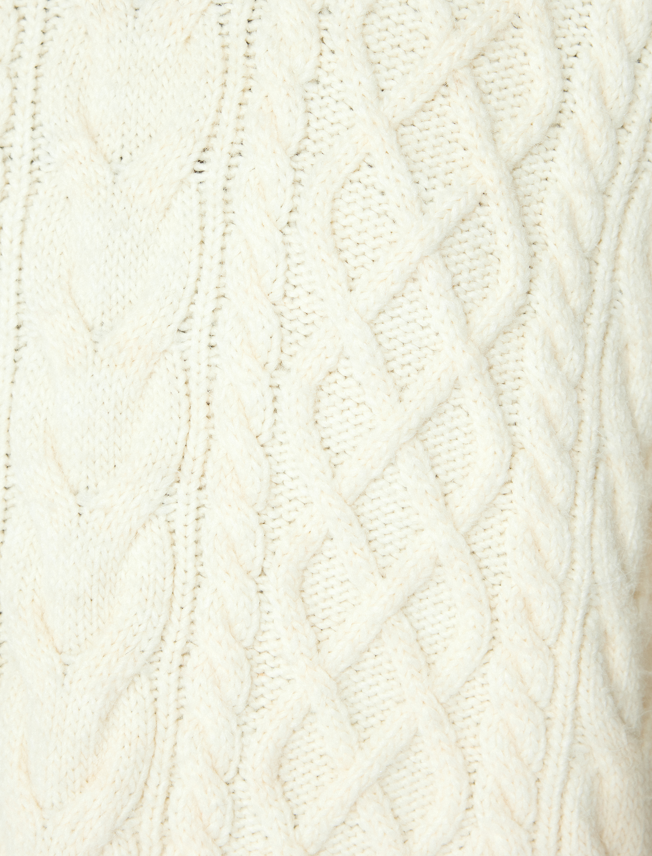   Koton X Şahika Ercümen - Yumuşak Dokulu Renk Kontrastlı Uzun Kollu Bisiklet Yaka Saç Örgü Kazak