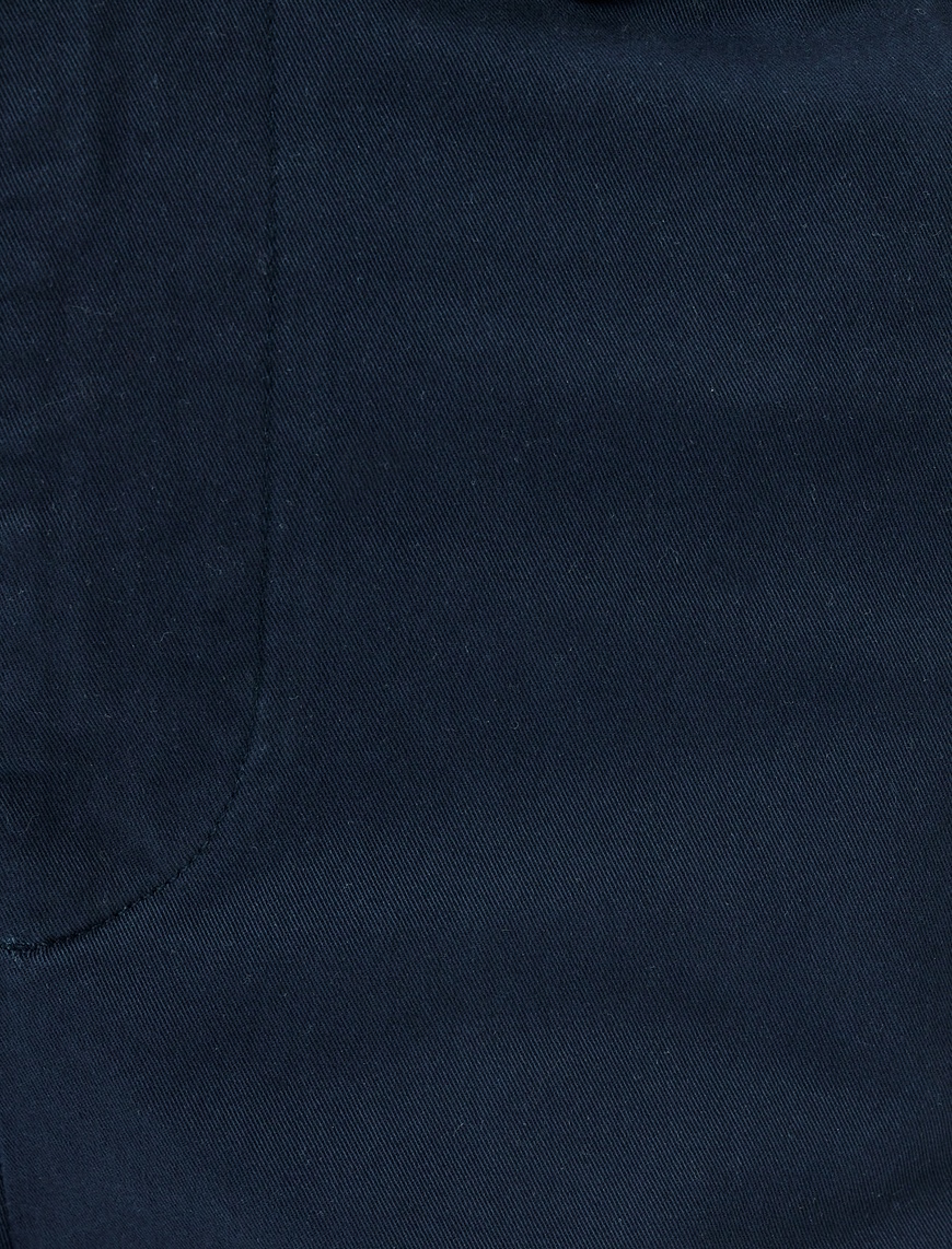   Pamuklu Gabardin Cep Detaylı Chino Pantolon