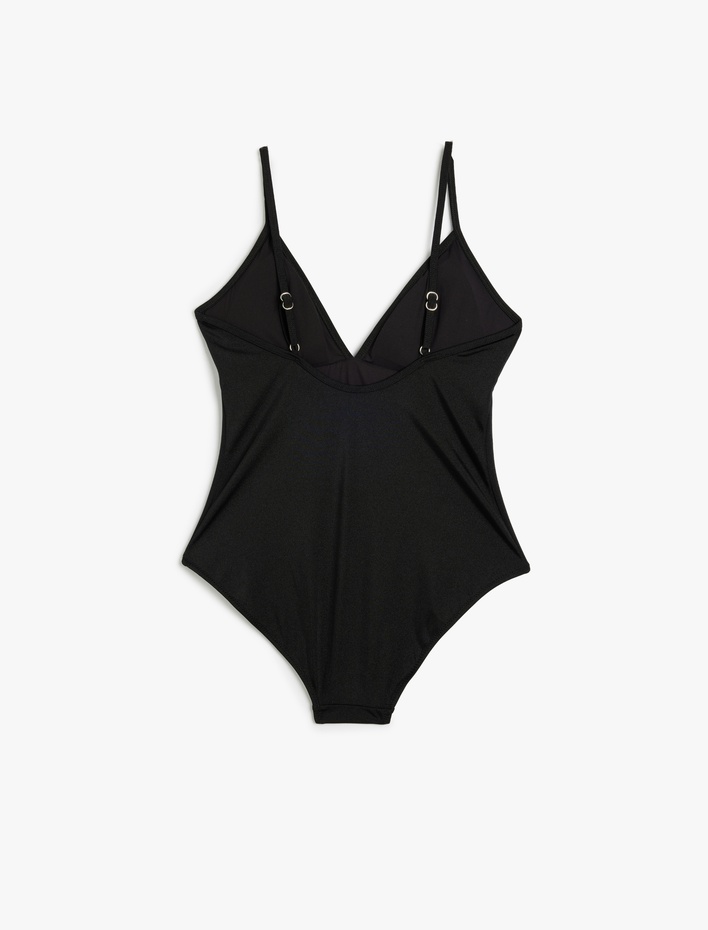  Parlak İnce Askılı Mayo