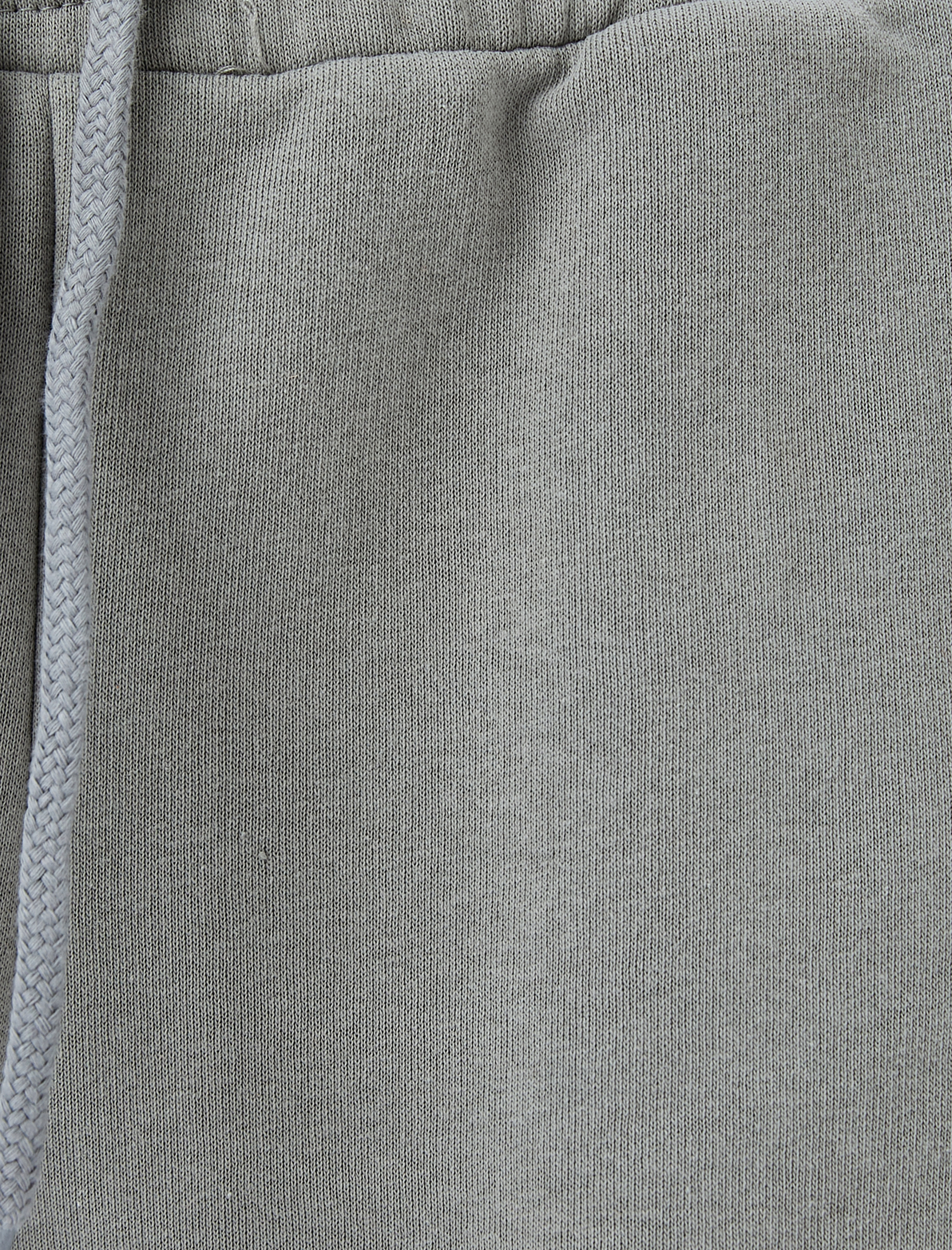   Slogan Nakış Detaylı Beli Bağcıklı Cepli Şort