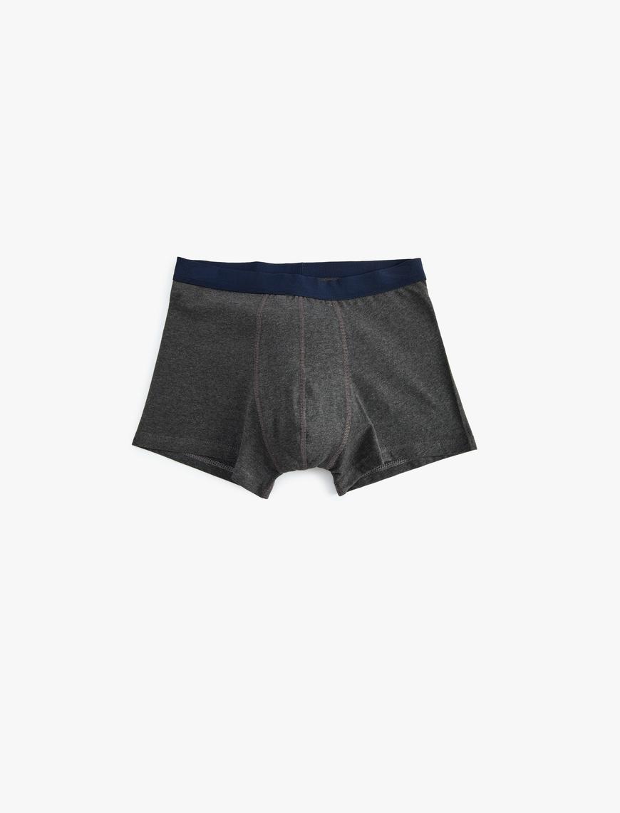   Basic Pamuklu 3'lü Boxer Seti