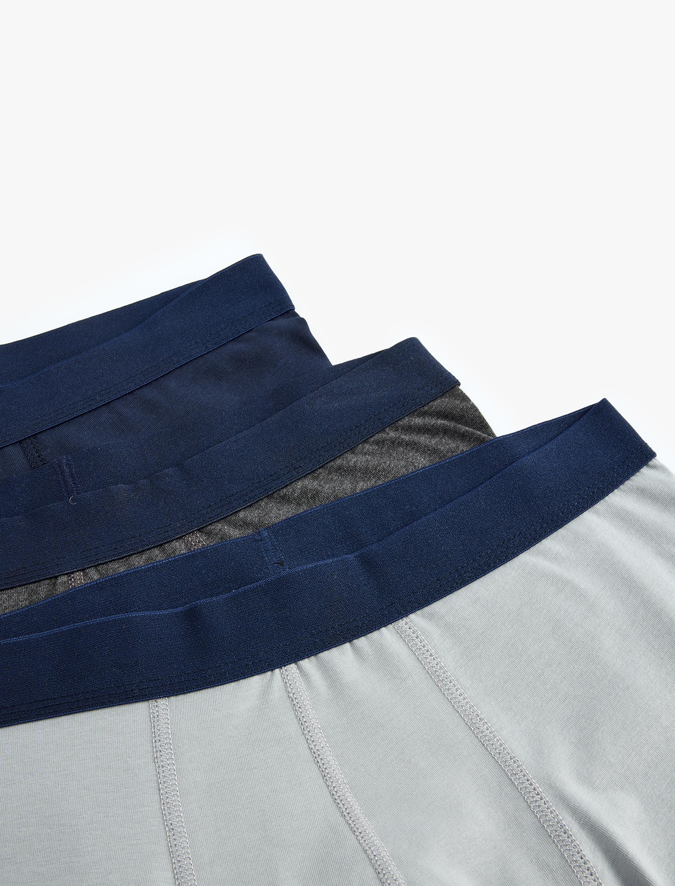 Basic Pamuklu 3'lü Boxer Seti