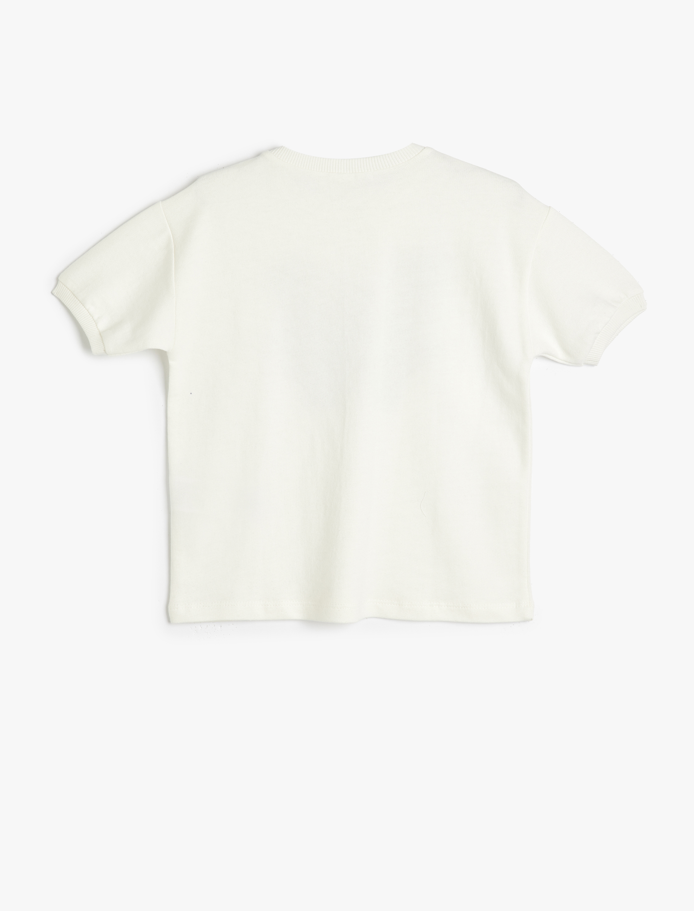  Erkek Çocuk Baskılı Oversize Bisiklet Yaka Kısa Kollu Tişört