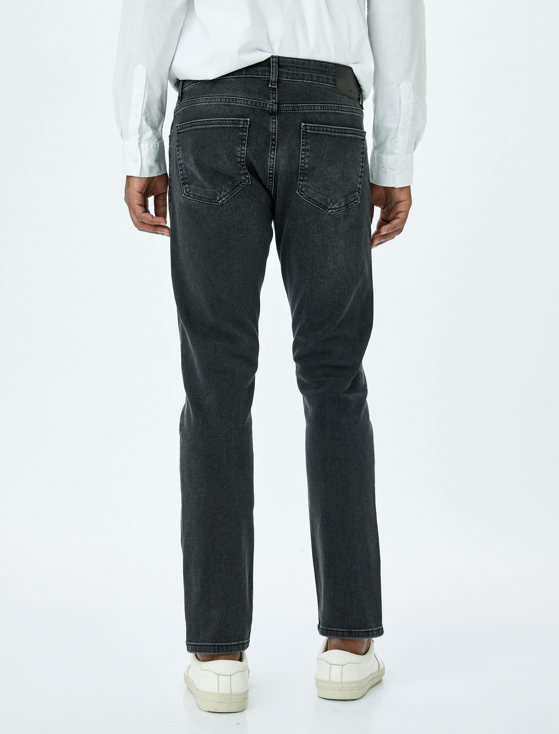 Normal Bel Cepli Pamuklu Slim Fit Kot Pantolon - Brad Jean