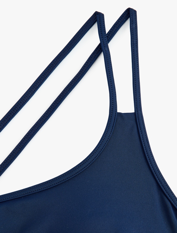  Dolgulu Tek Omuz Bikini Üstü