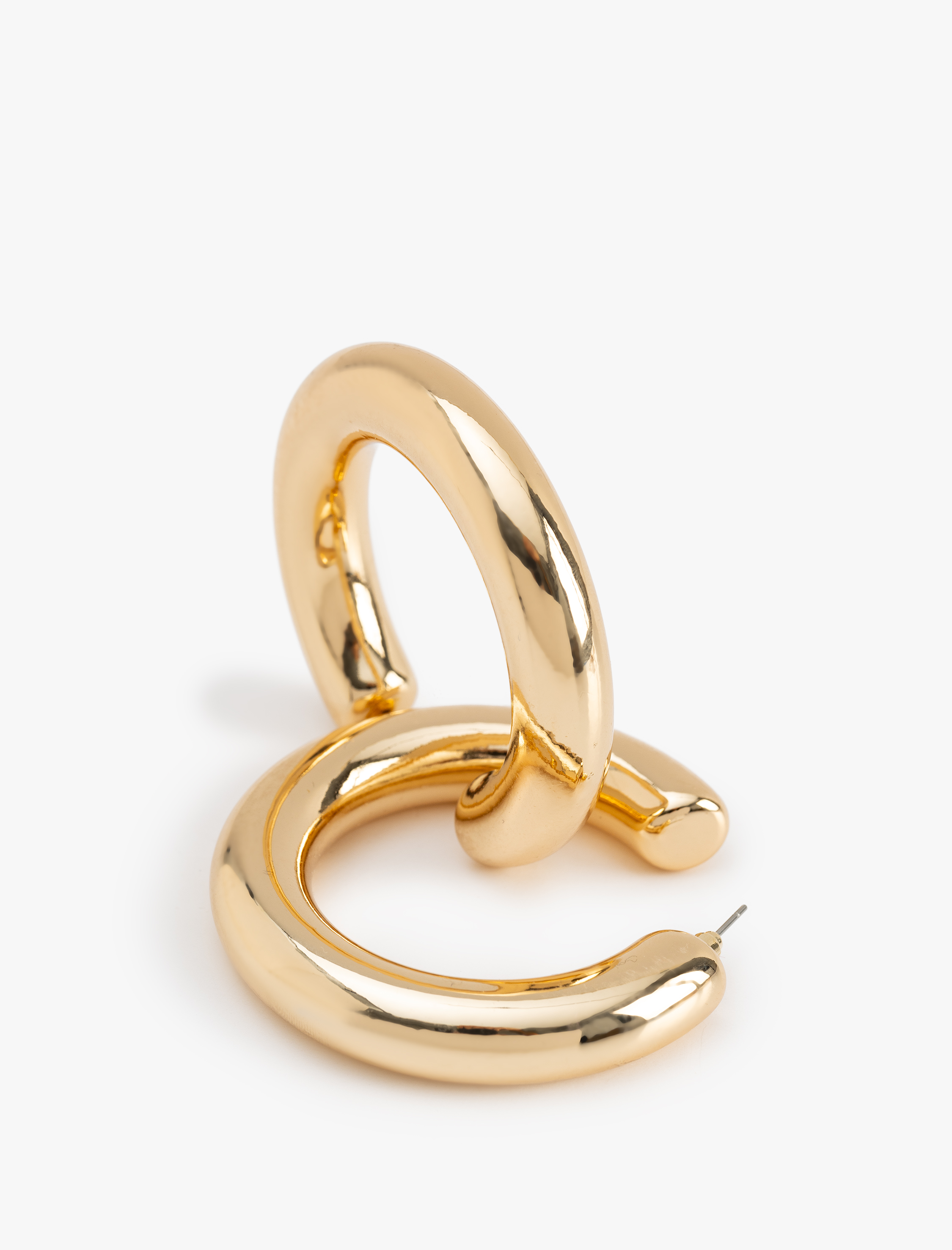  Kadın Kalın Halka Küpe