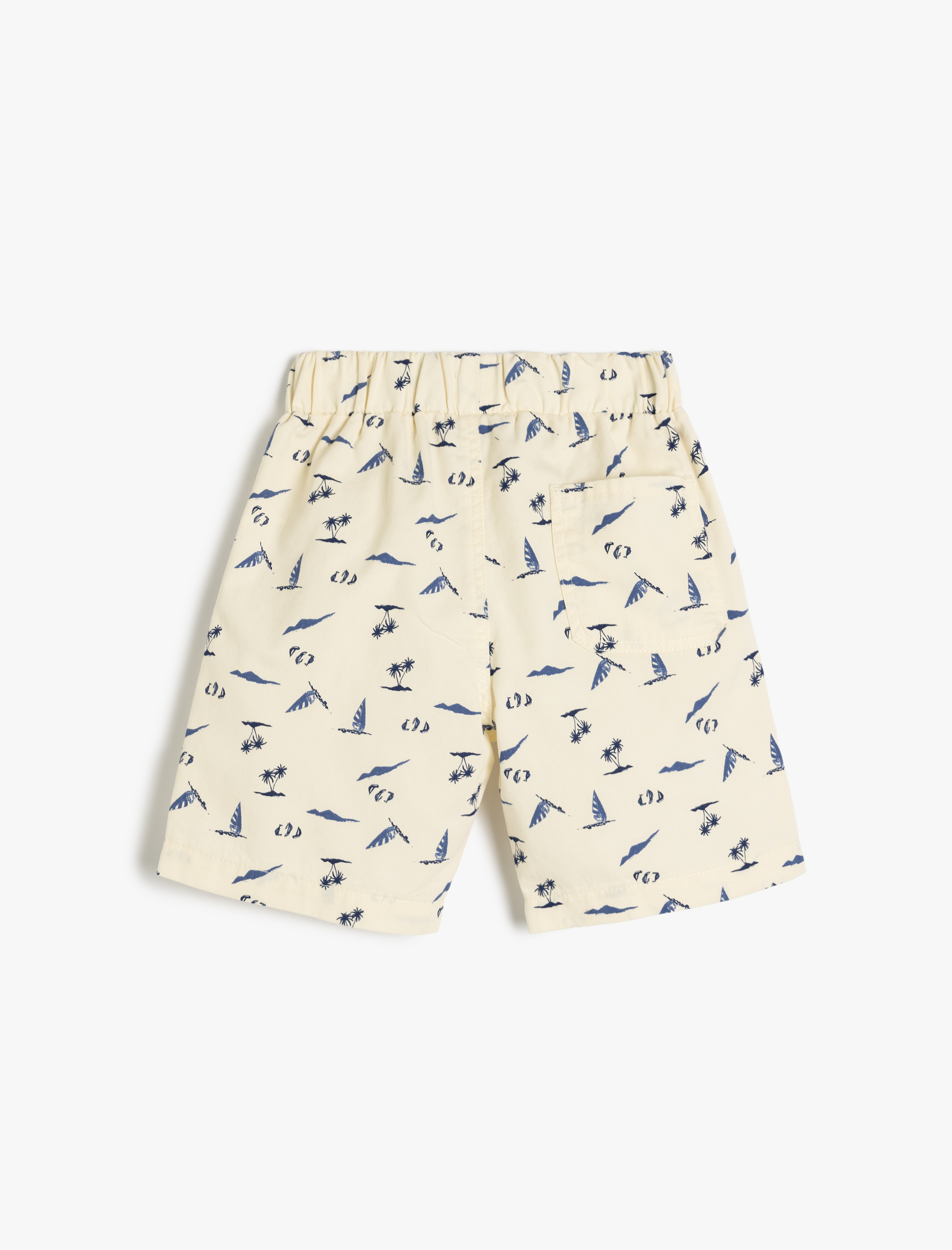  Erkek Çocuk Desenli Pamuklu Bermuda Şort