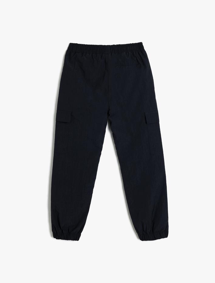 Erkek Çocuk Beli Lastikli Cep Detaylı Jogger Pantolon