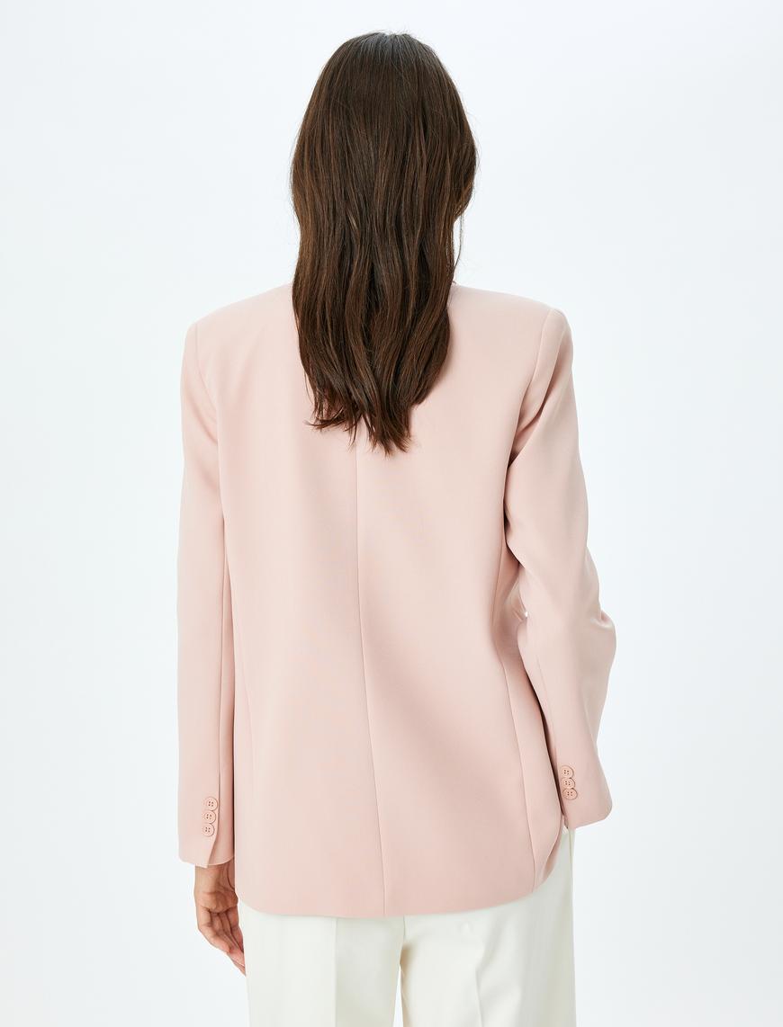   Kruvaze Oversize Blazer Ceket