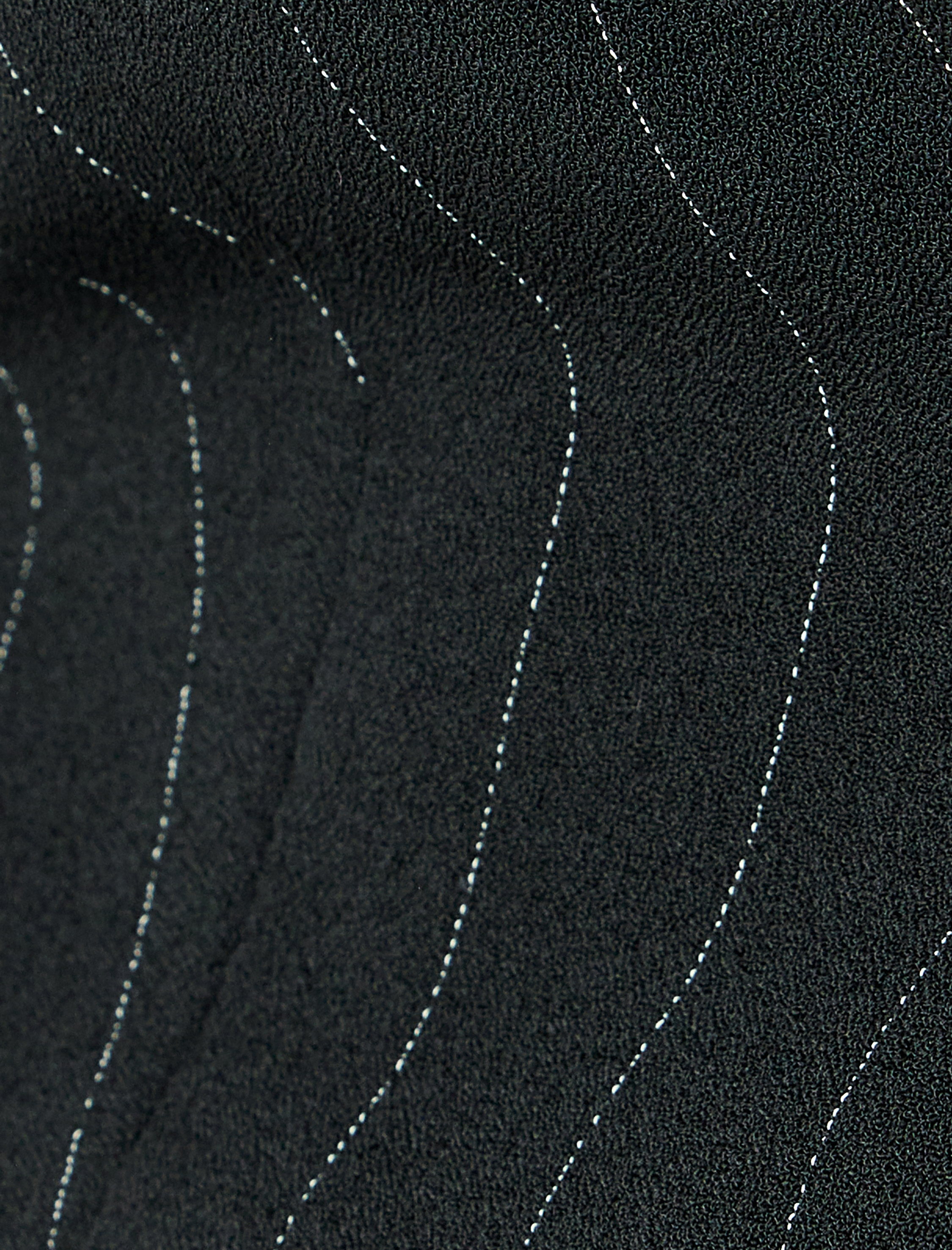   Kruvaze Çizgili Crop Blazer Ceket