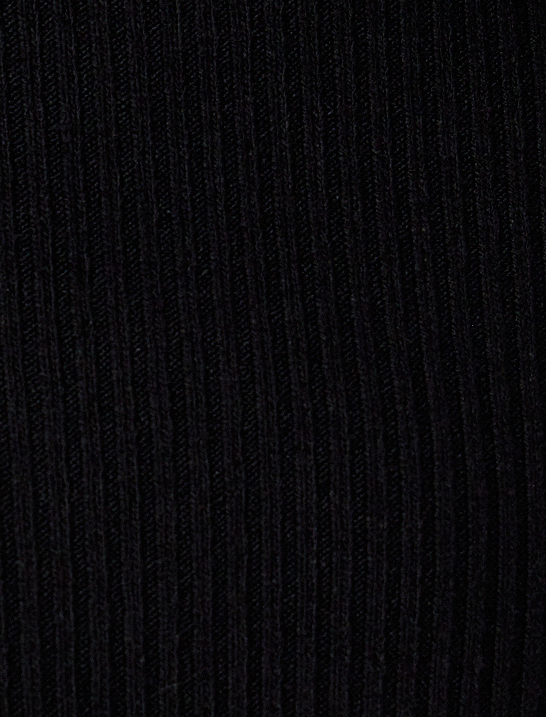   Fermuarlı Omzu Açık Uzun Kollu Slim Fit Tişört