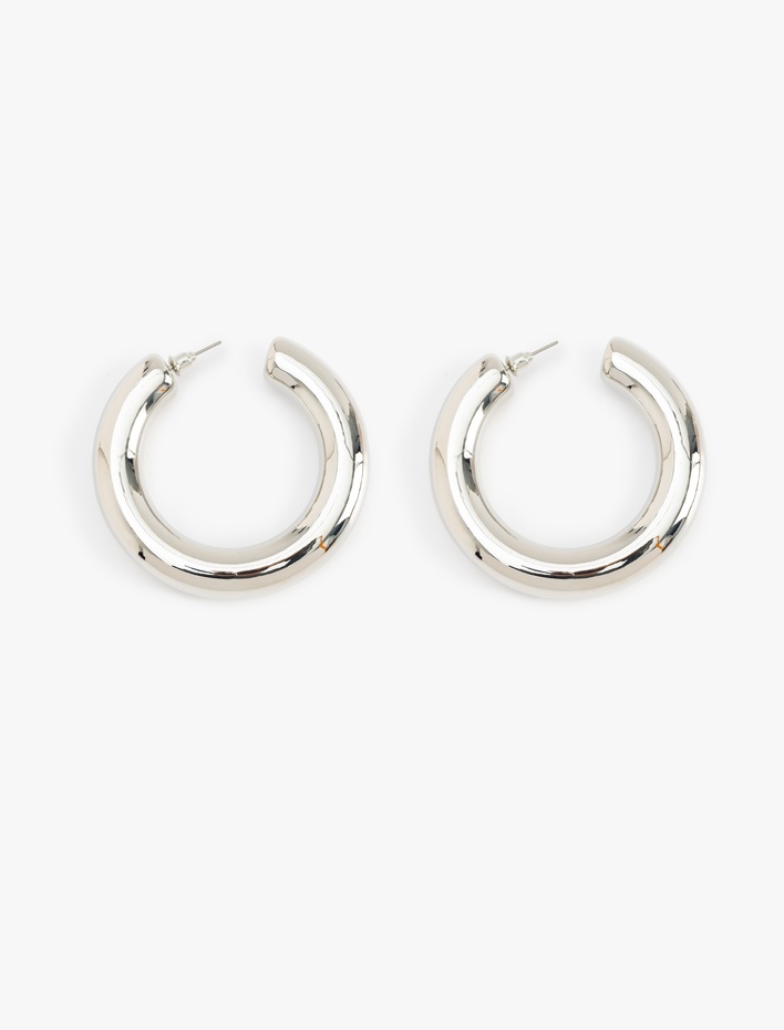 Kadın Kalın Halka Küpe