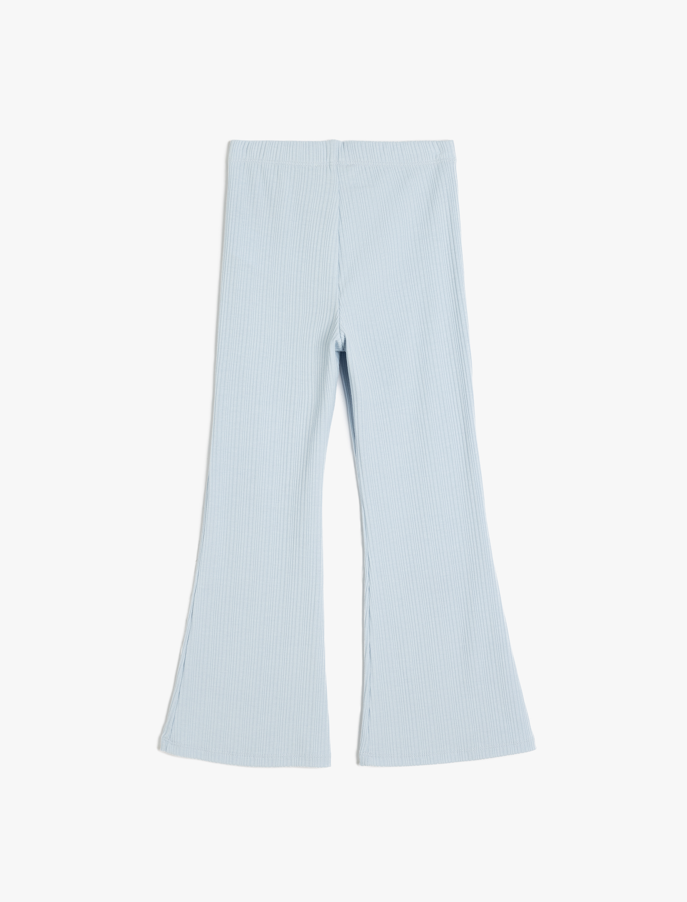 Kız Çocuk Beli Lastikli Basic İspanyol Paça Pantolon